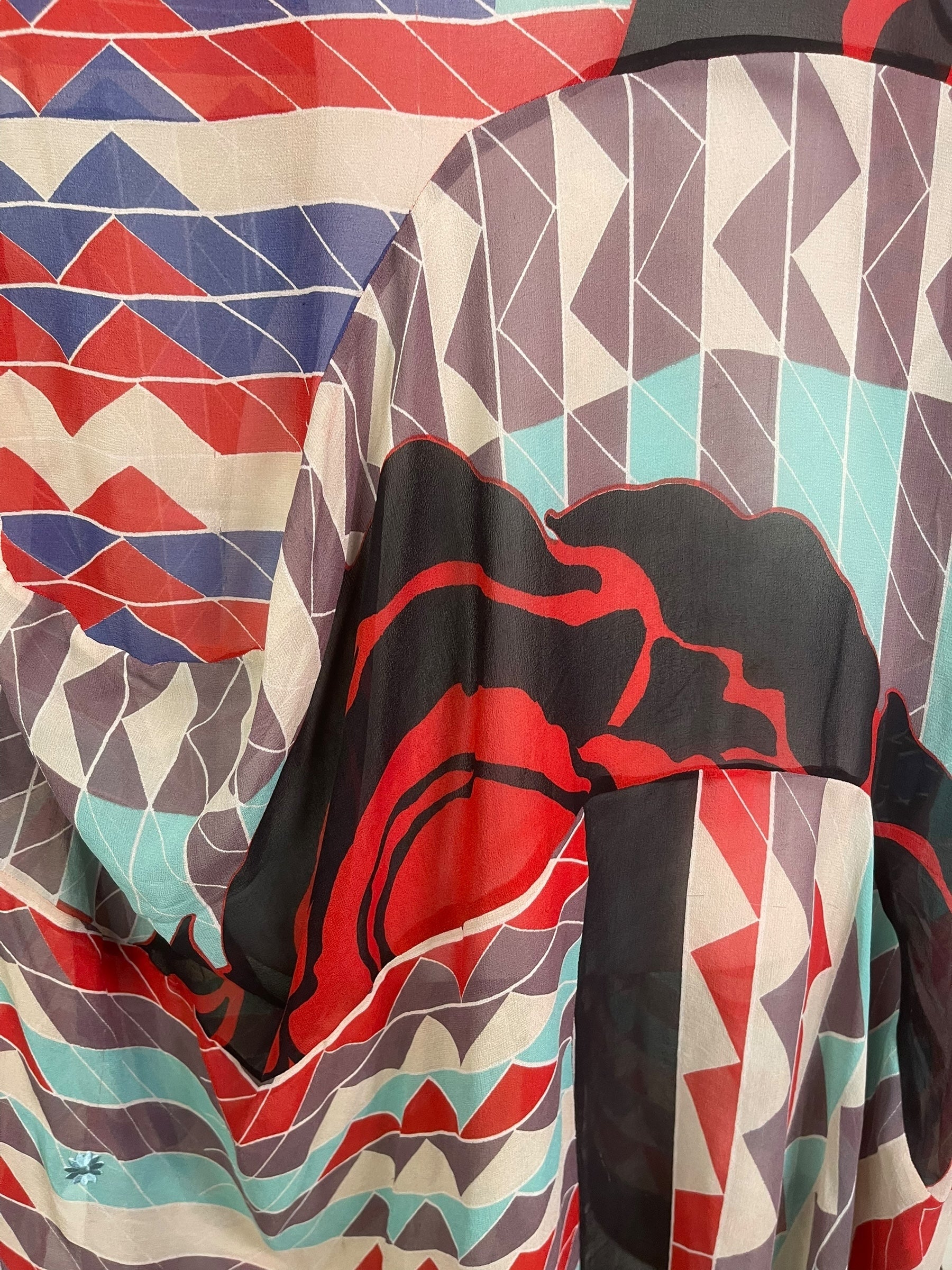 PRG8921 Sheer Wabi Sabi Sculptural Silk Long Tunic Dress by 15 FEBRUARY 2026 – Handmade ethical Sculptural Dress from sariKNOTsari using upcycled silk. Designed in Canada for travel and slow fashion, loved from Toronto to LA to Sydney.