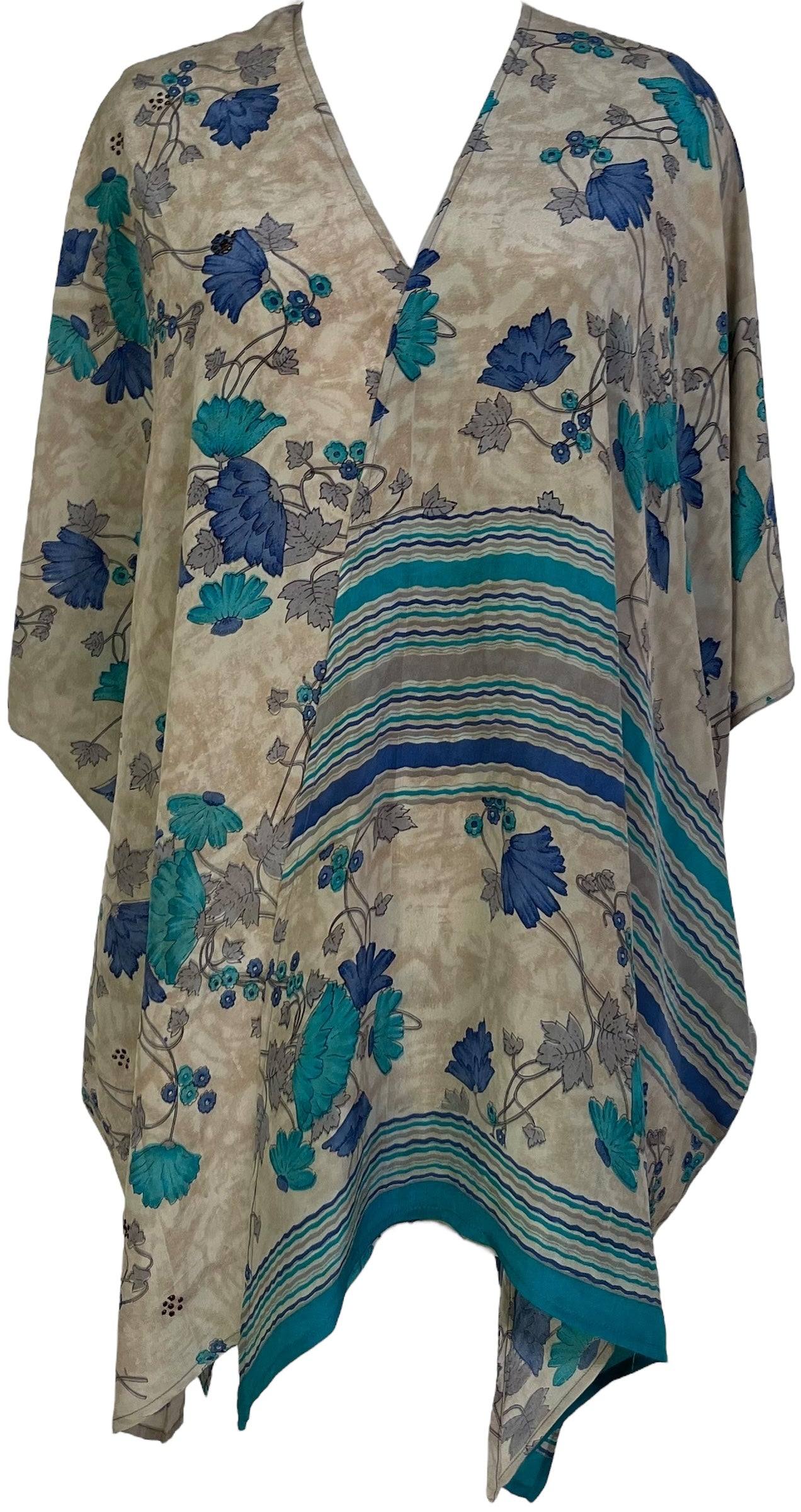 PRC7273 Wabi Sabi Pure Silk Cardigan