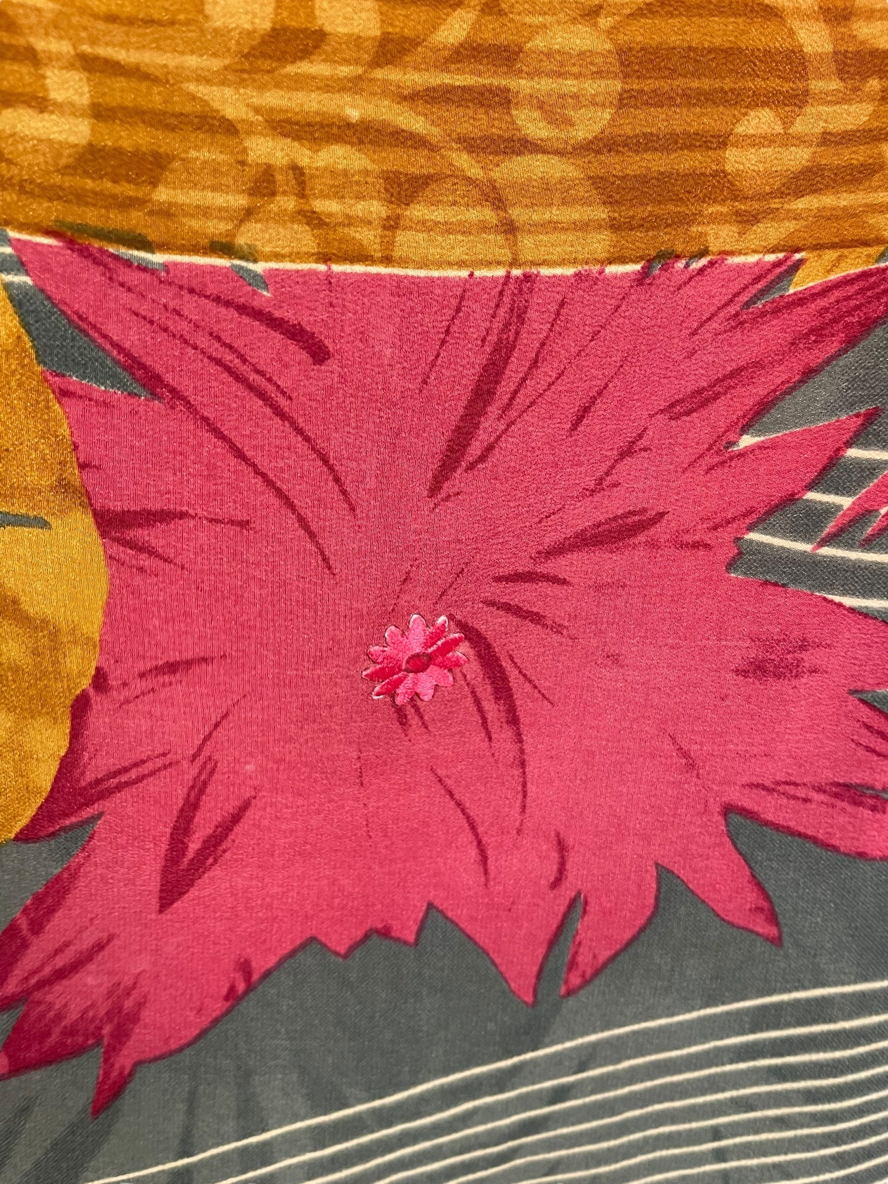 PRC7302 Avatar Pure Silk Capelet Poncho