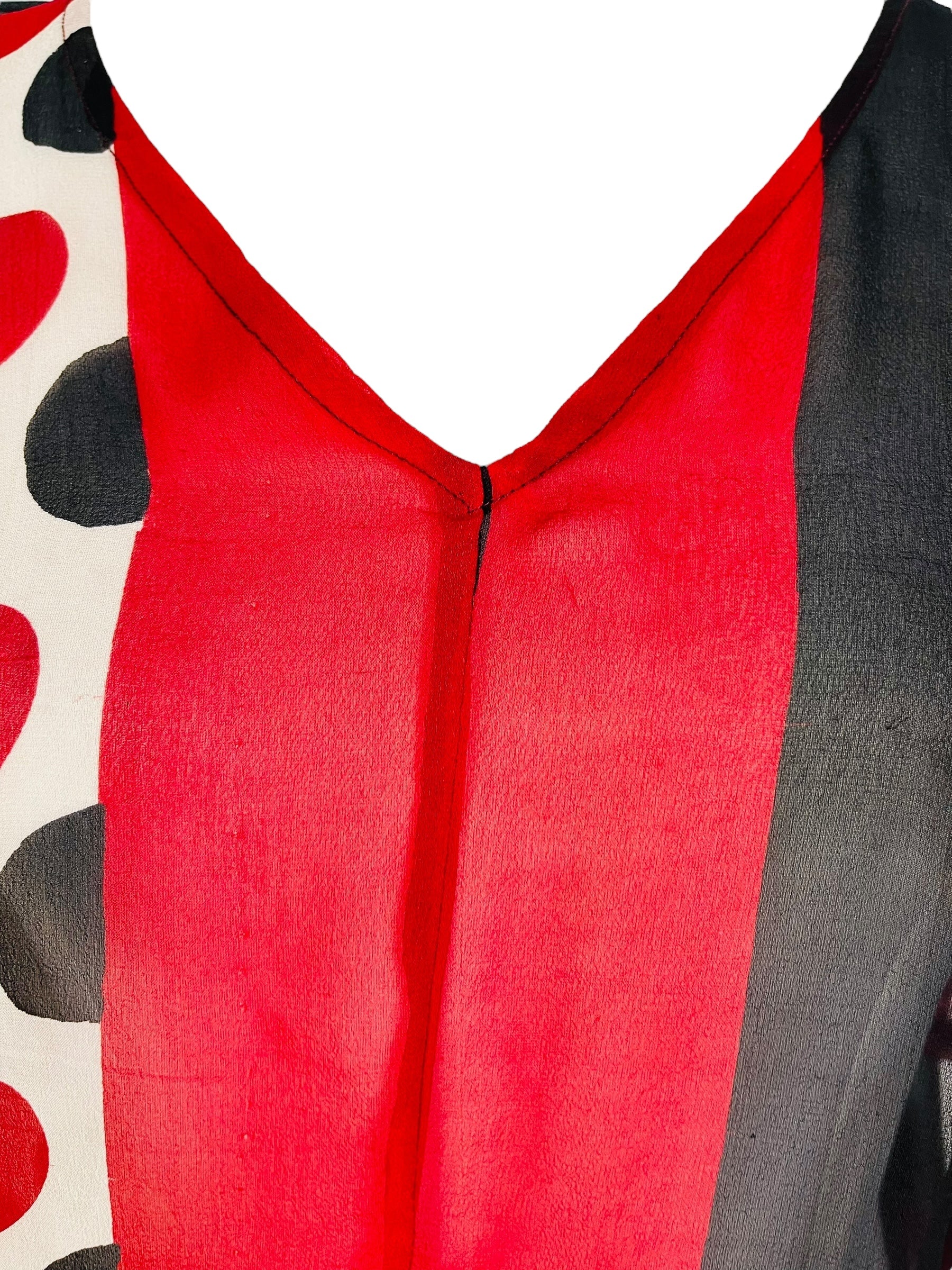 PRG7579 Sheer Wabi Sabi Pure Silk Waterfall Top