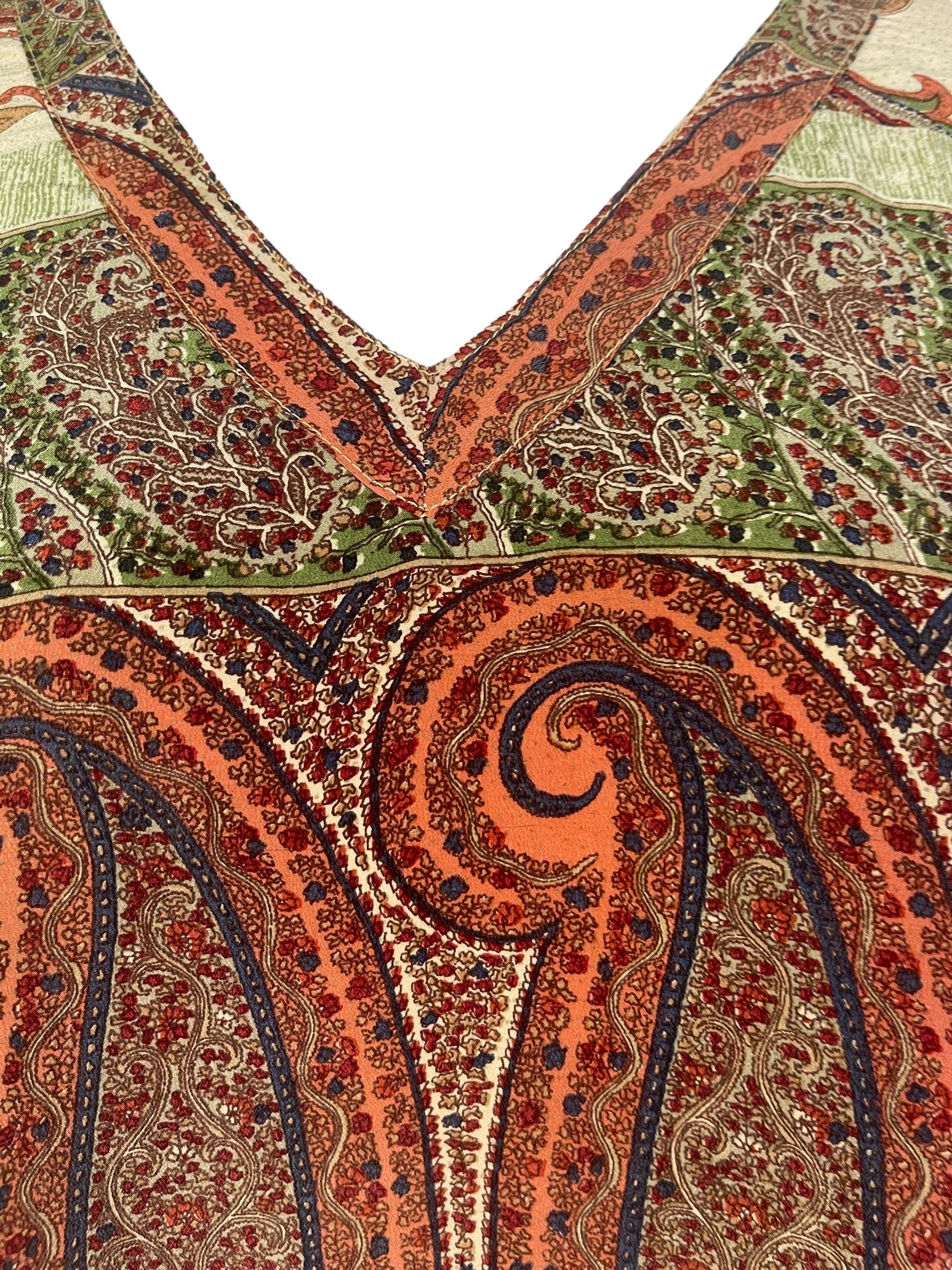 PRC7602 Wabi Sabi Pure Silk Long Tunic with Side Ties