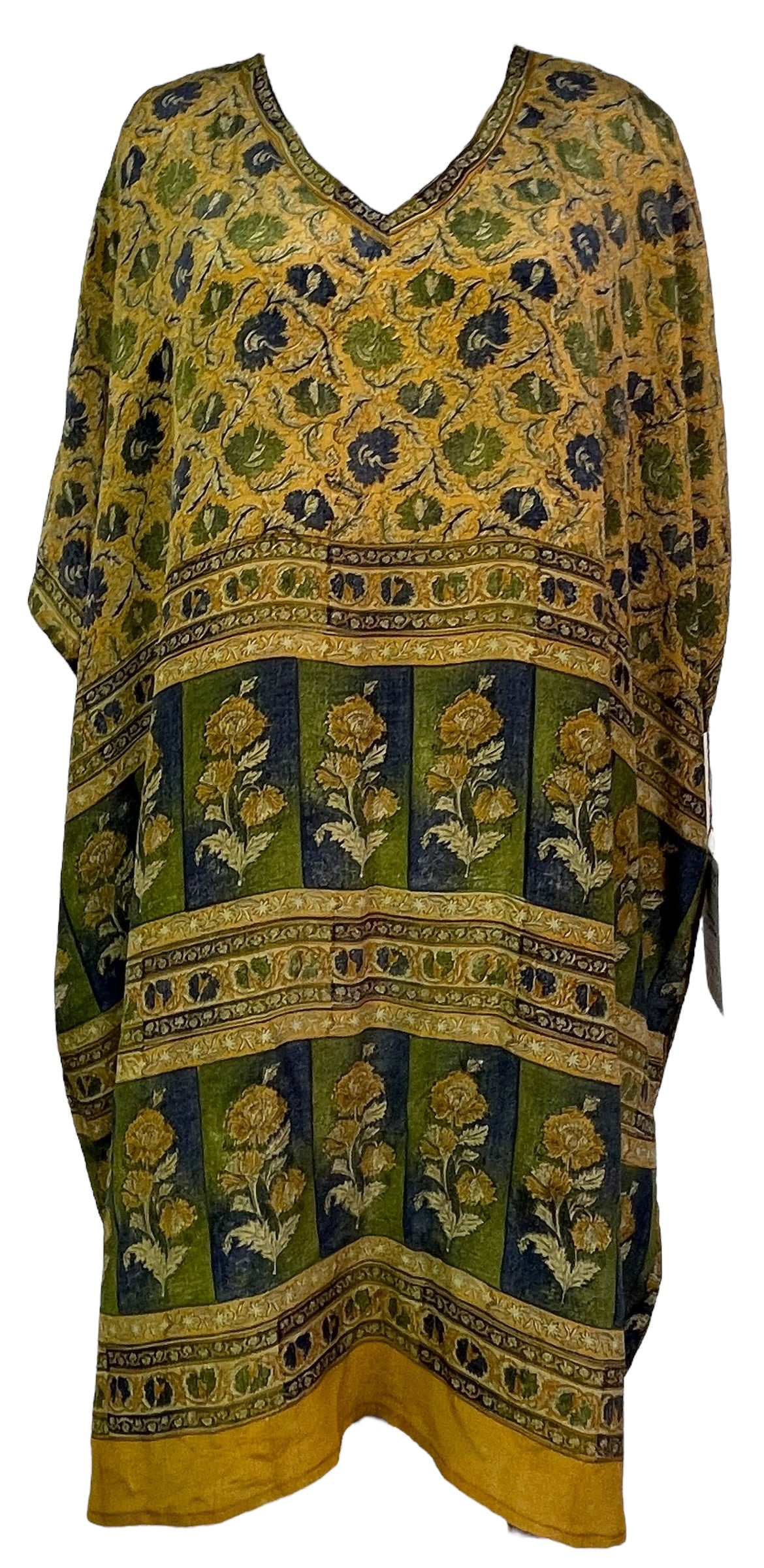 PRC7773 Avatar Pure Silk Midi Length Kaftan