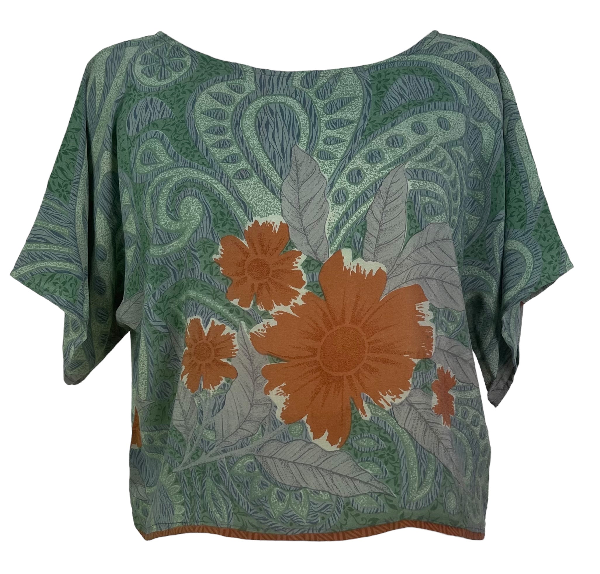 PRC7473 Avatar Pure Silk Boxy Top