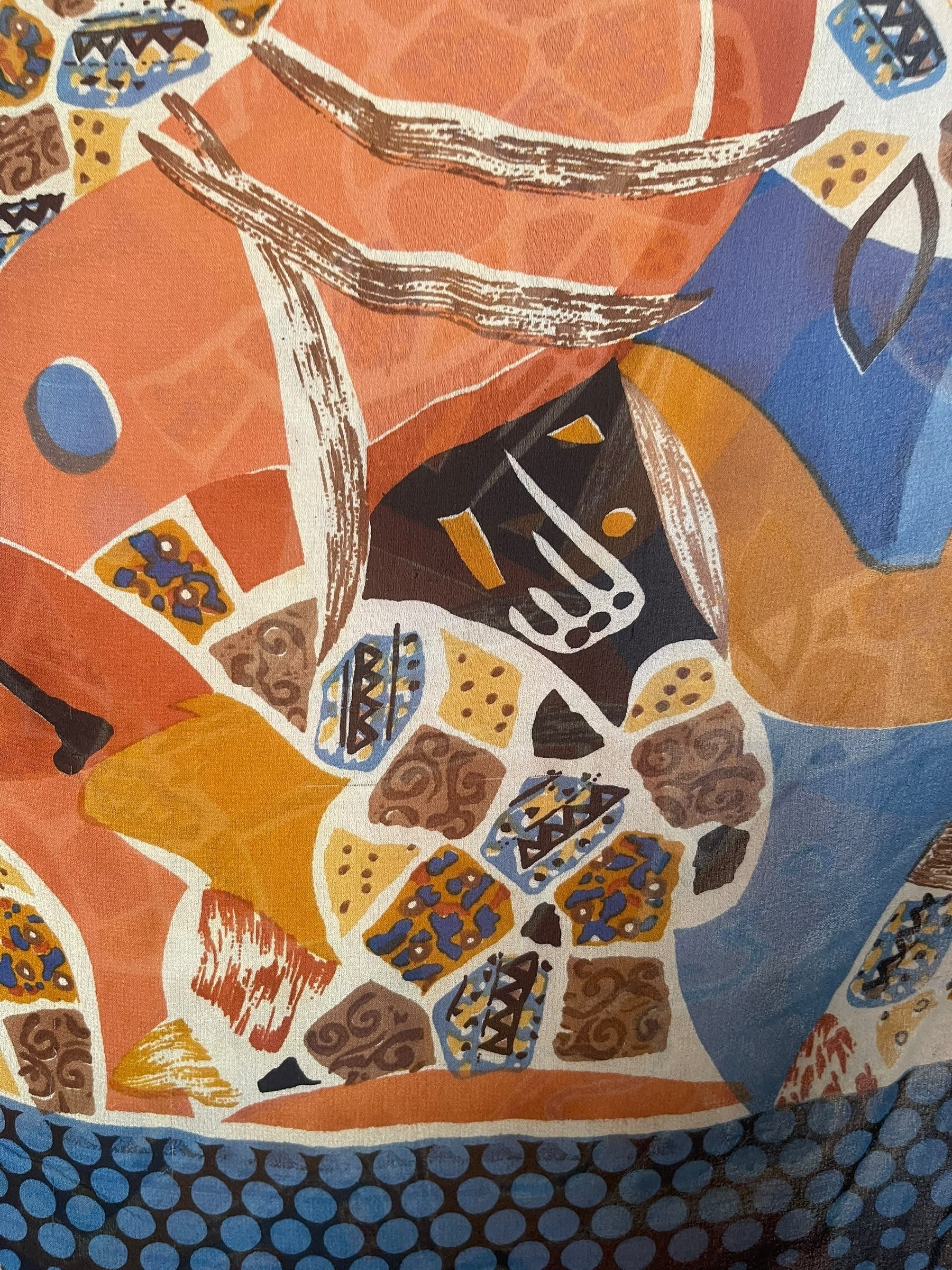 PRG7873 Sheer Wabi Sabi Pure Silk Hi Lo Top