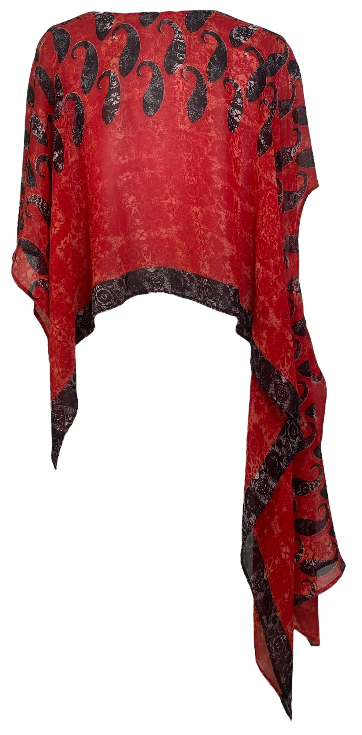 DEEANNS PRG7874 Sheer Avatar Pure Silk Versatile Vest