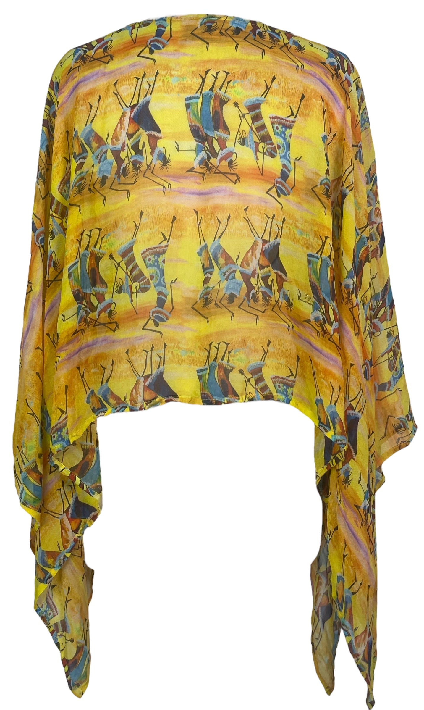 PREVIEW PRG8032 Sheer Avatar Pure Silk Capelet Poncho