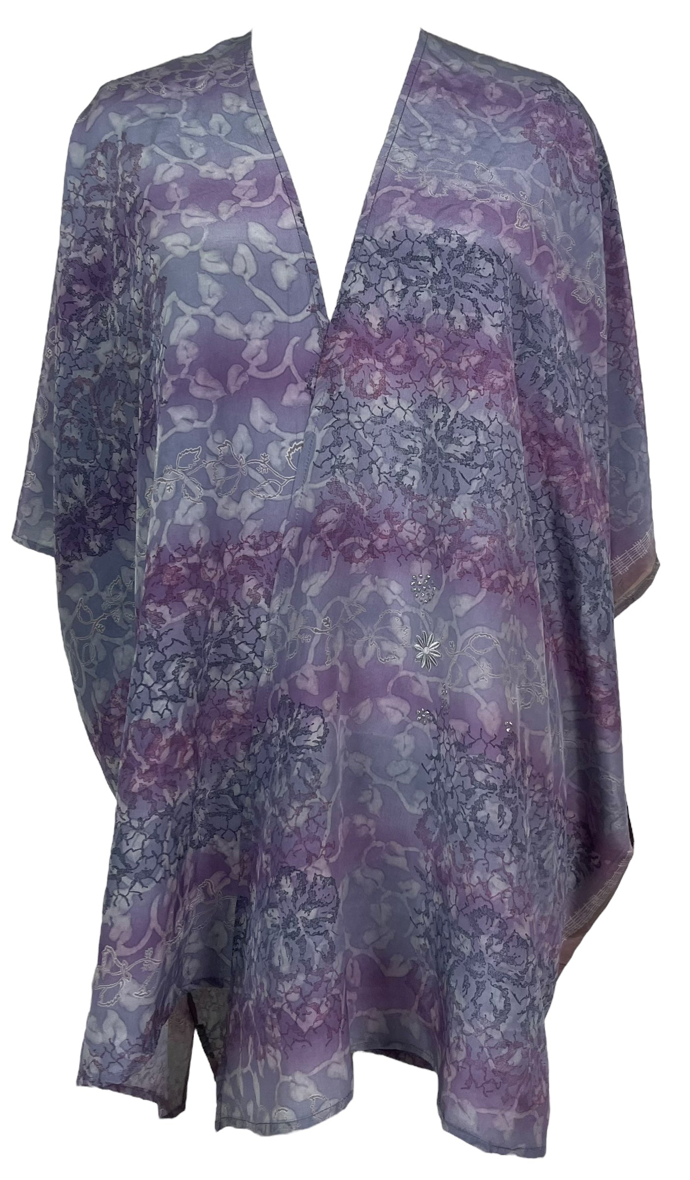 PRG8123 Sheer Avatar Pure Silk Cardigan