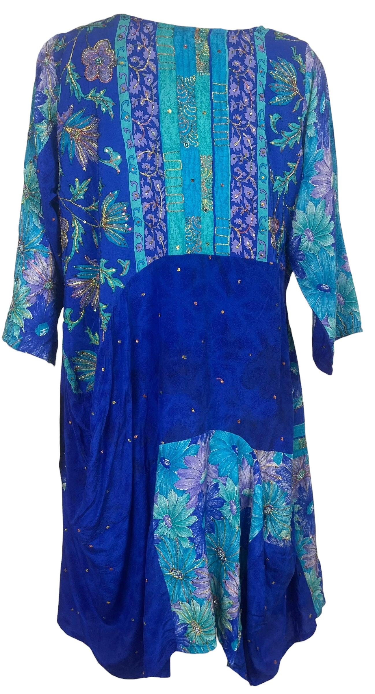 PREVIEW PRC8447 Wabi Sabi Sculptural Silk Long Tunic Dress
