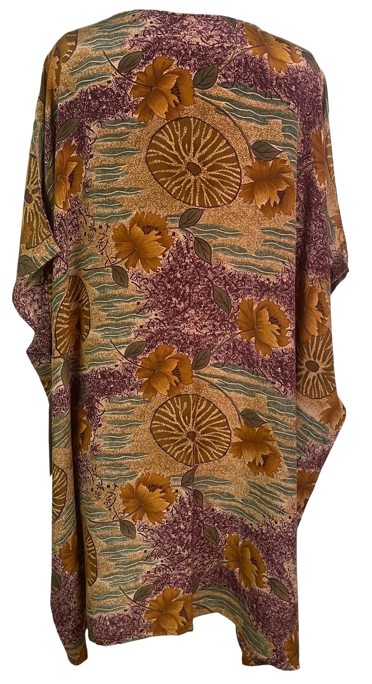 PRC8749 Avatar Pure Silk Midi Length Kaftan