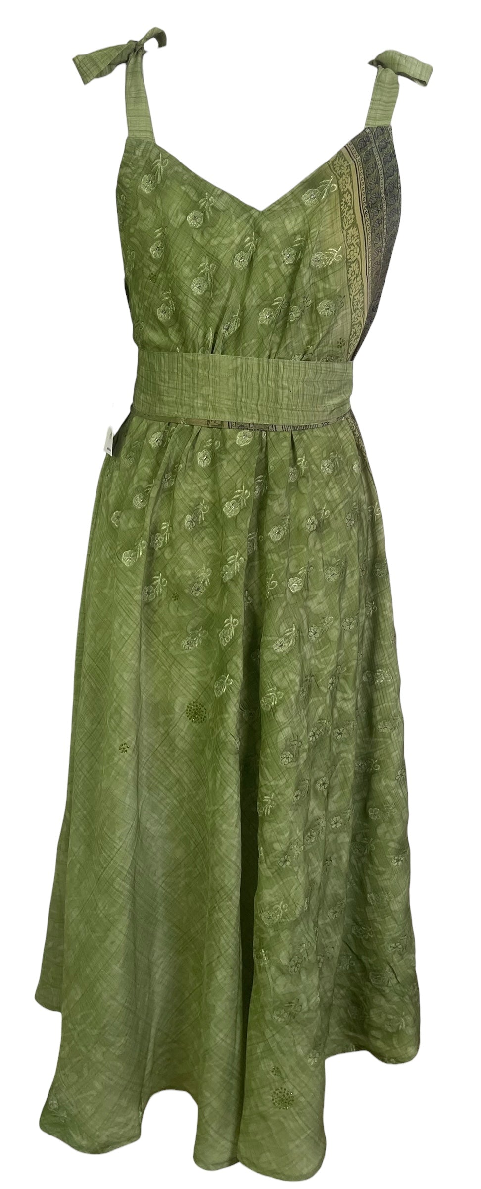 PRC8829 Avatar Pure Silk Maxi Dress with Belt