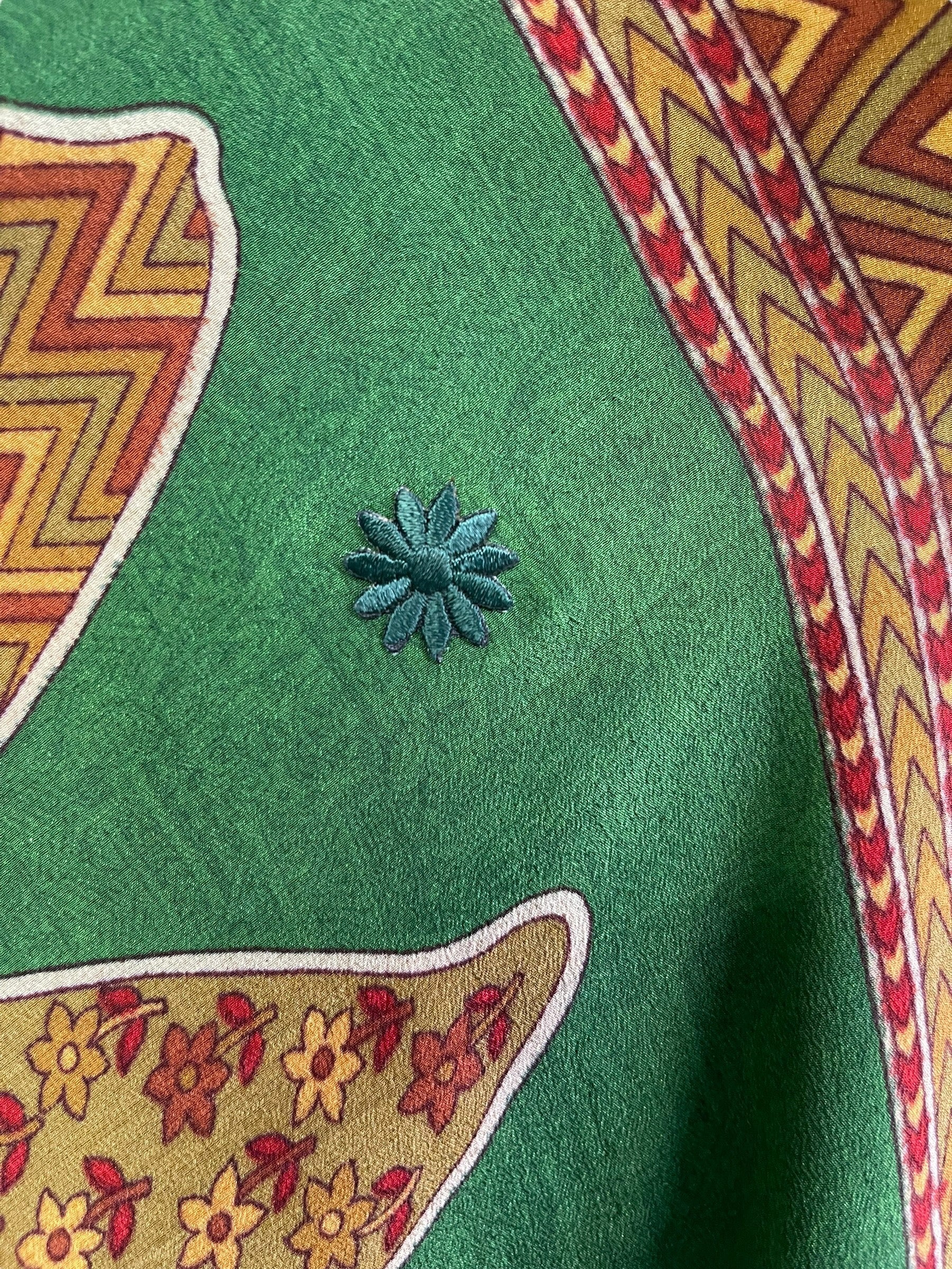 PRC7232 Avatar Pure Silk Maxi Dress with Belt