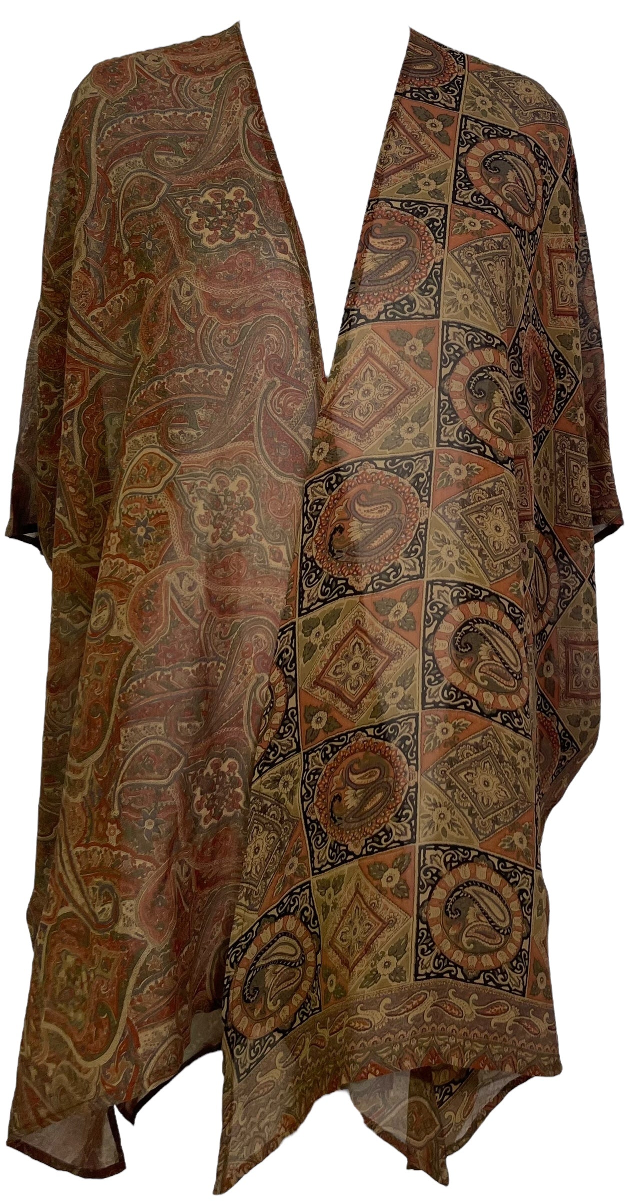 PRG7093 Sheer Avatar Pure Silk Cardigan