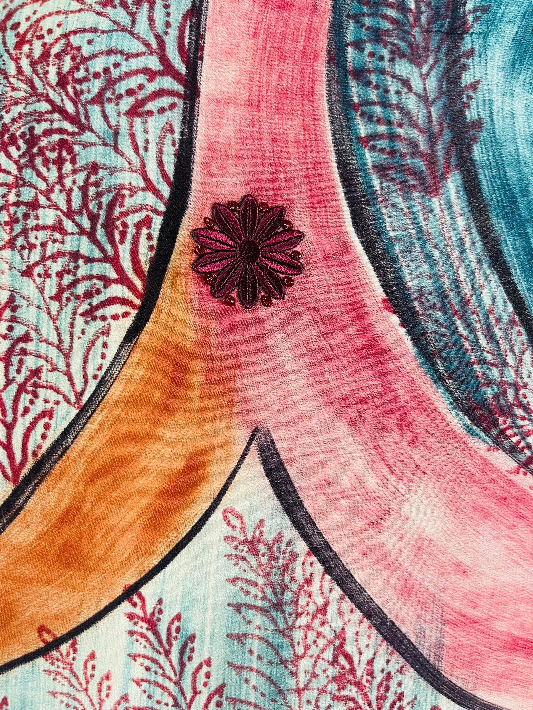 PRC7312 Avatar Pure Silk Shrug