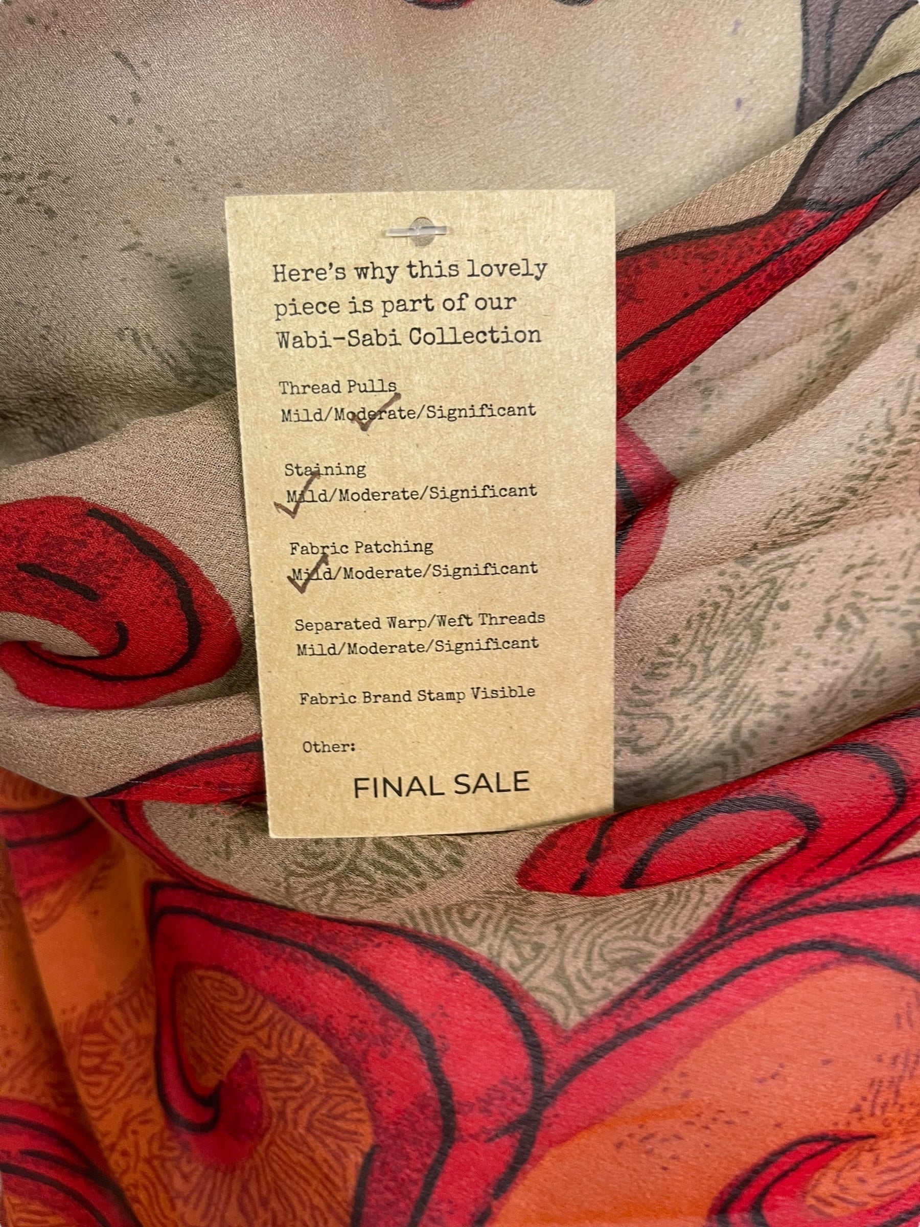 PRG8162 Sheer Wabi Sabi Pure Silk Versatile Vest