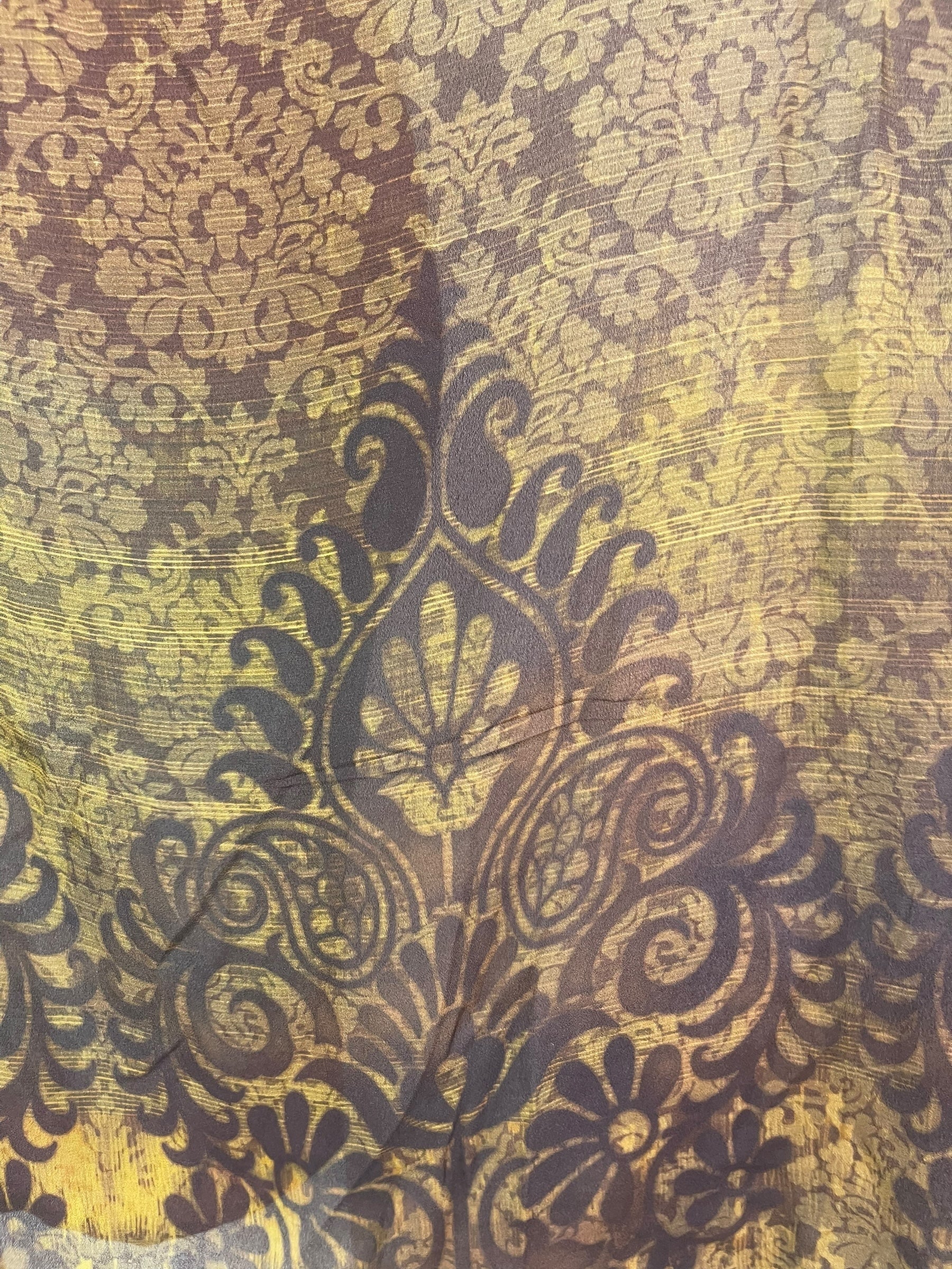 PRG8055 Sheer Avatar Pure Silk Long Tunic with Side Ties