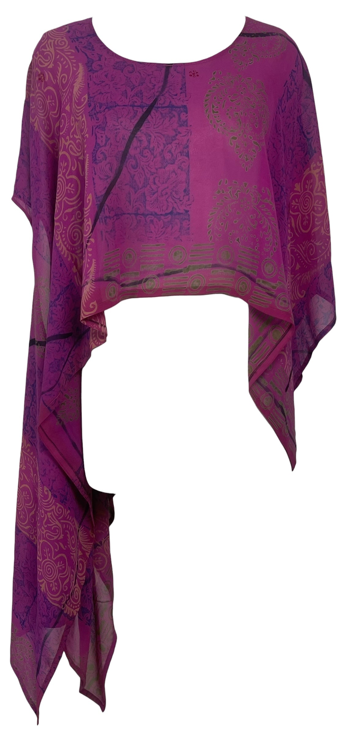 PRG8428 Sheer Avatar Pure Silk Versatile Vest