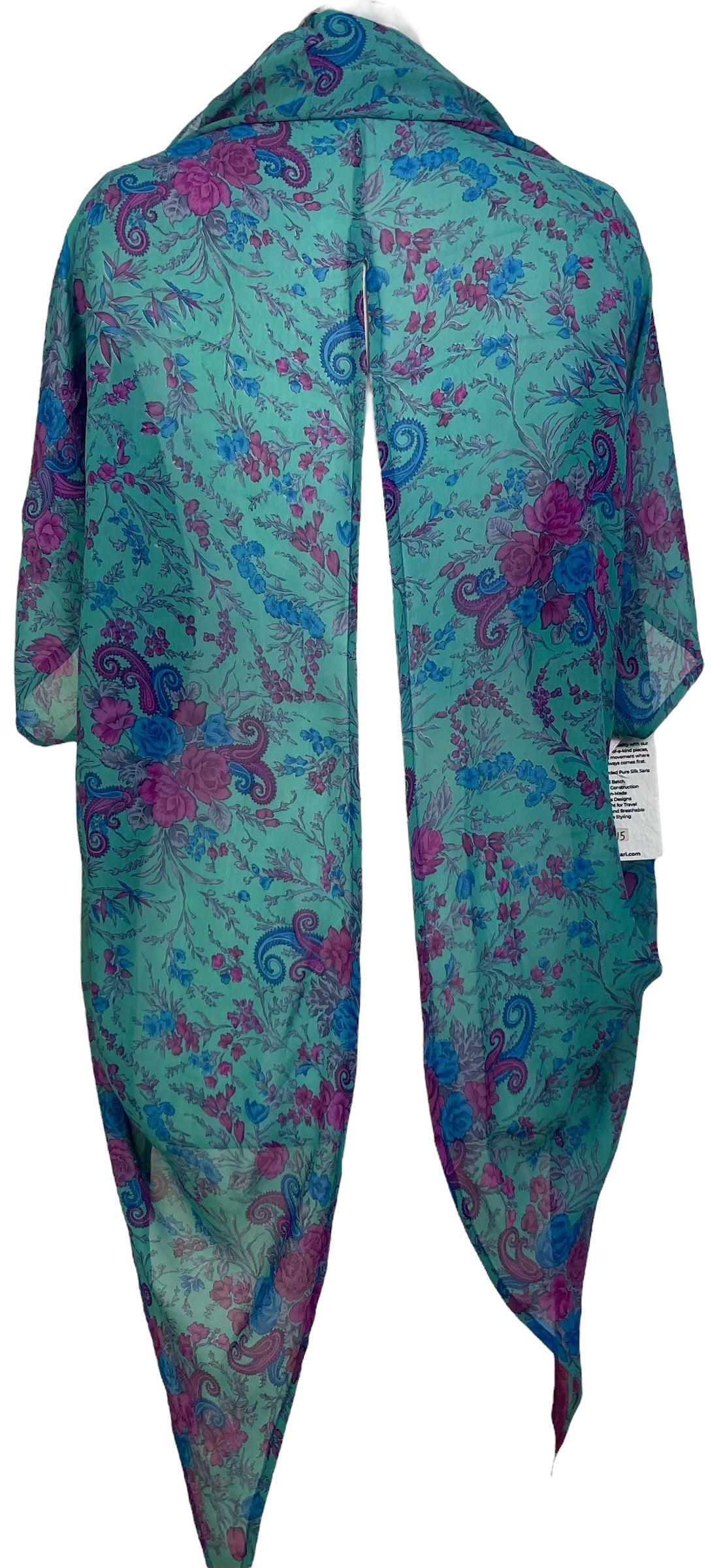 PRG7115 Sheer Avatar Pure Silk Cardigan