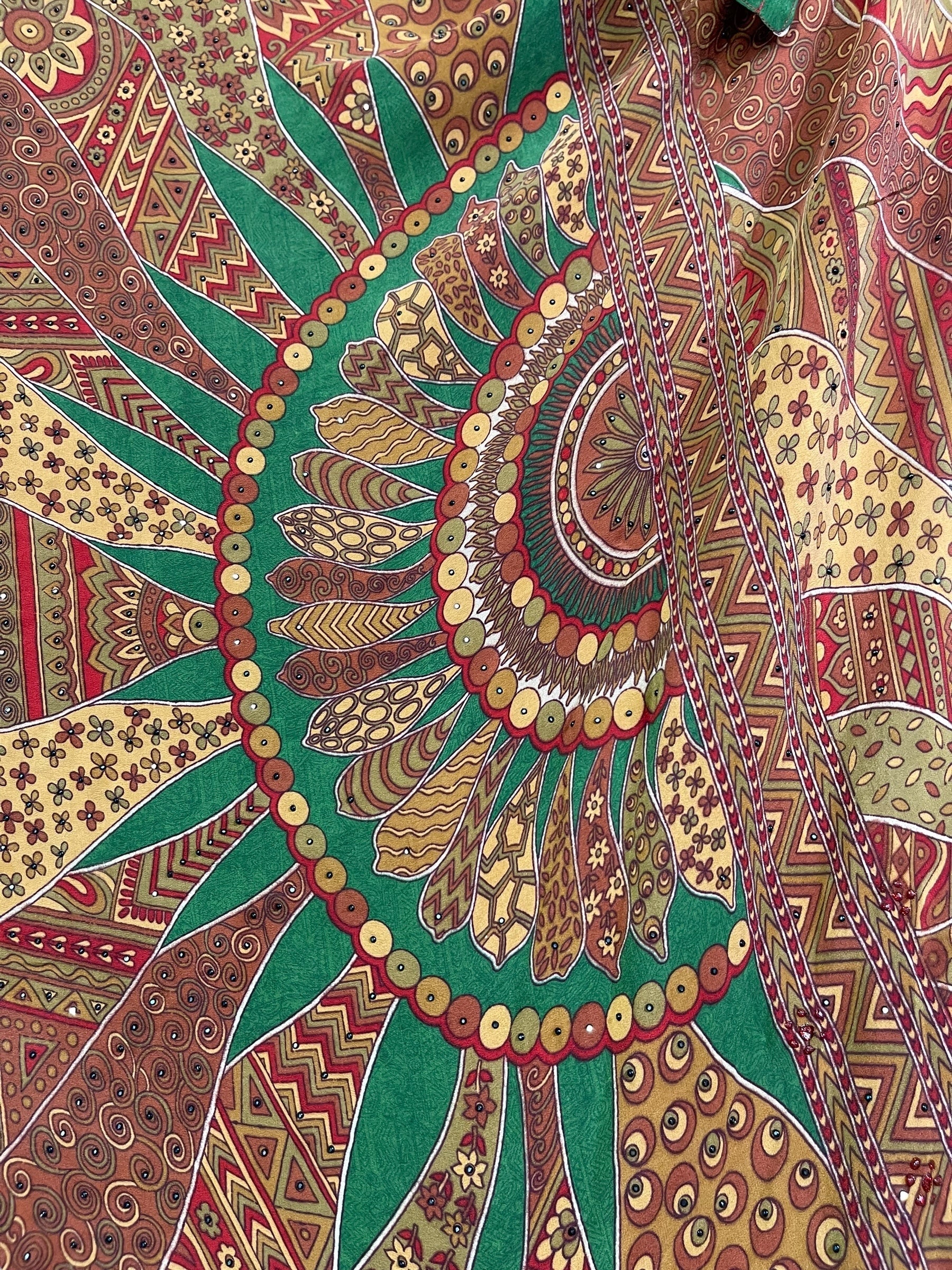 PRC7232 Avatar Pure Silk Maxi Dress with Belt