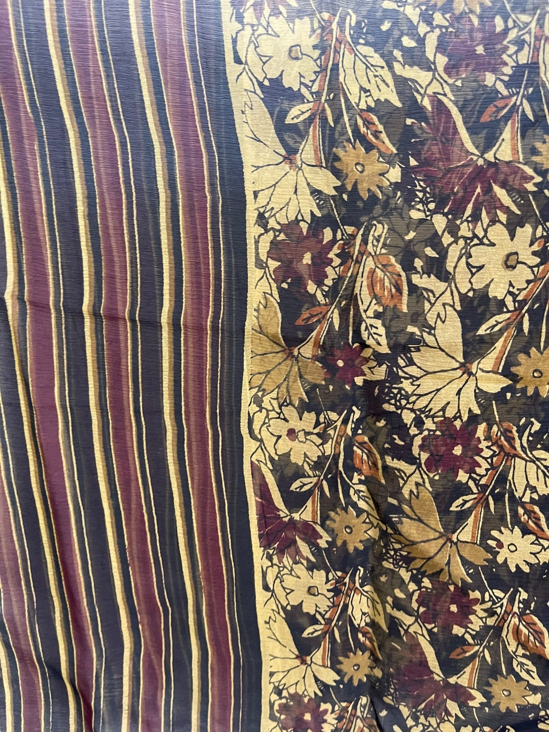 SUTTLES PCH6641 Very Sheer Avatar Pure Silk Capelet Poncho