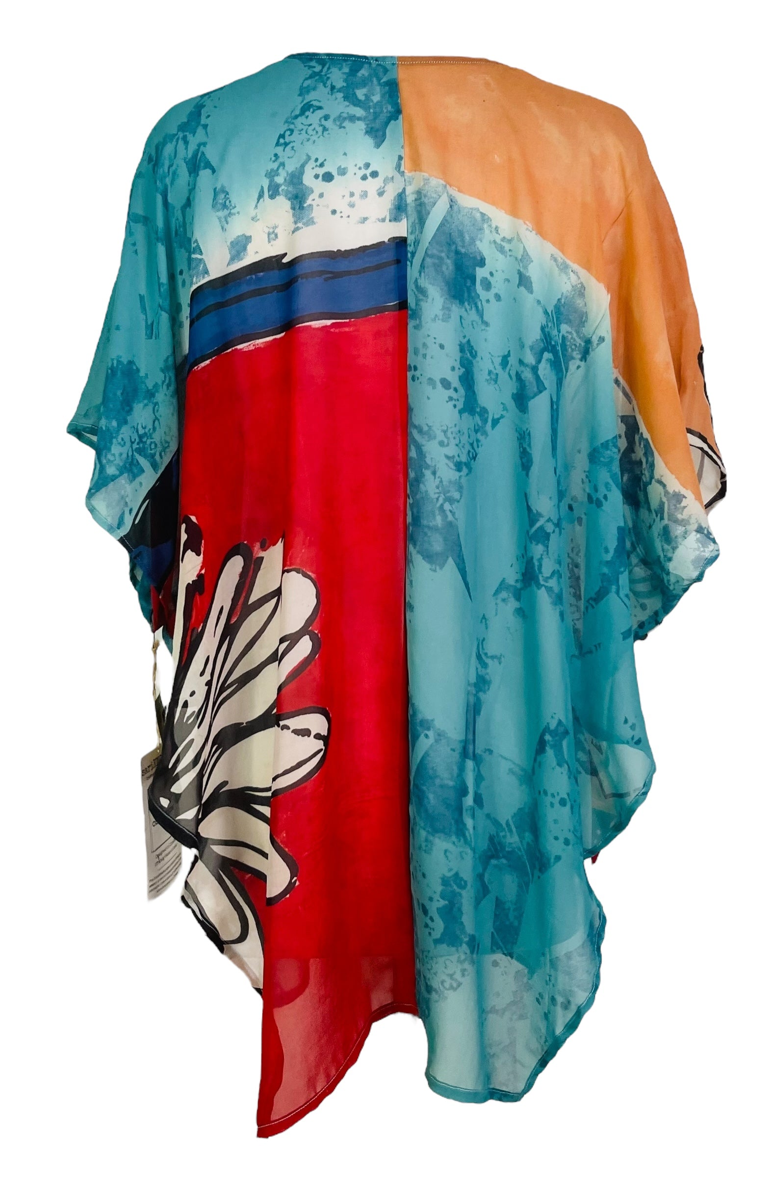 PRG7569 Sheer Wabi Sabi Pure Silk Waterfall Top