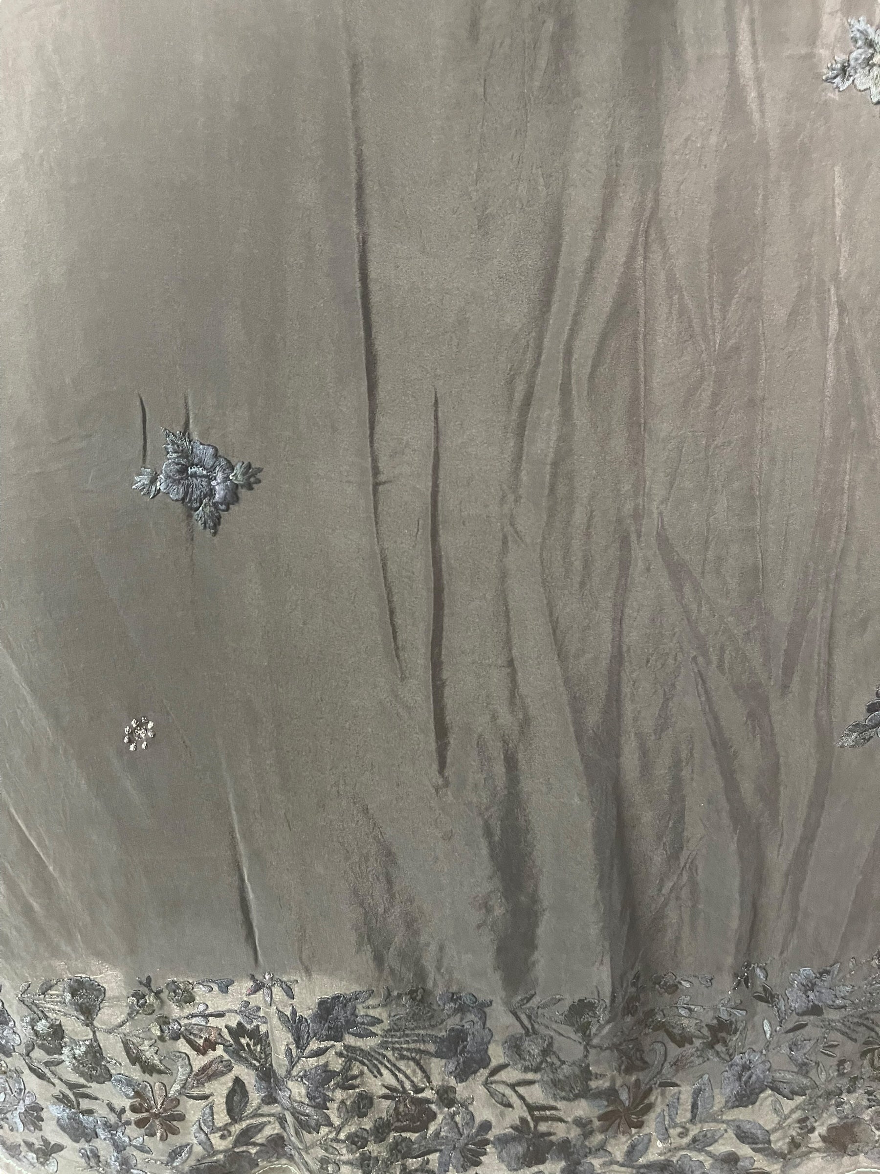 PRC8008 Wabi Sabi Pure Silk One Shoulder Dress