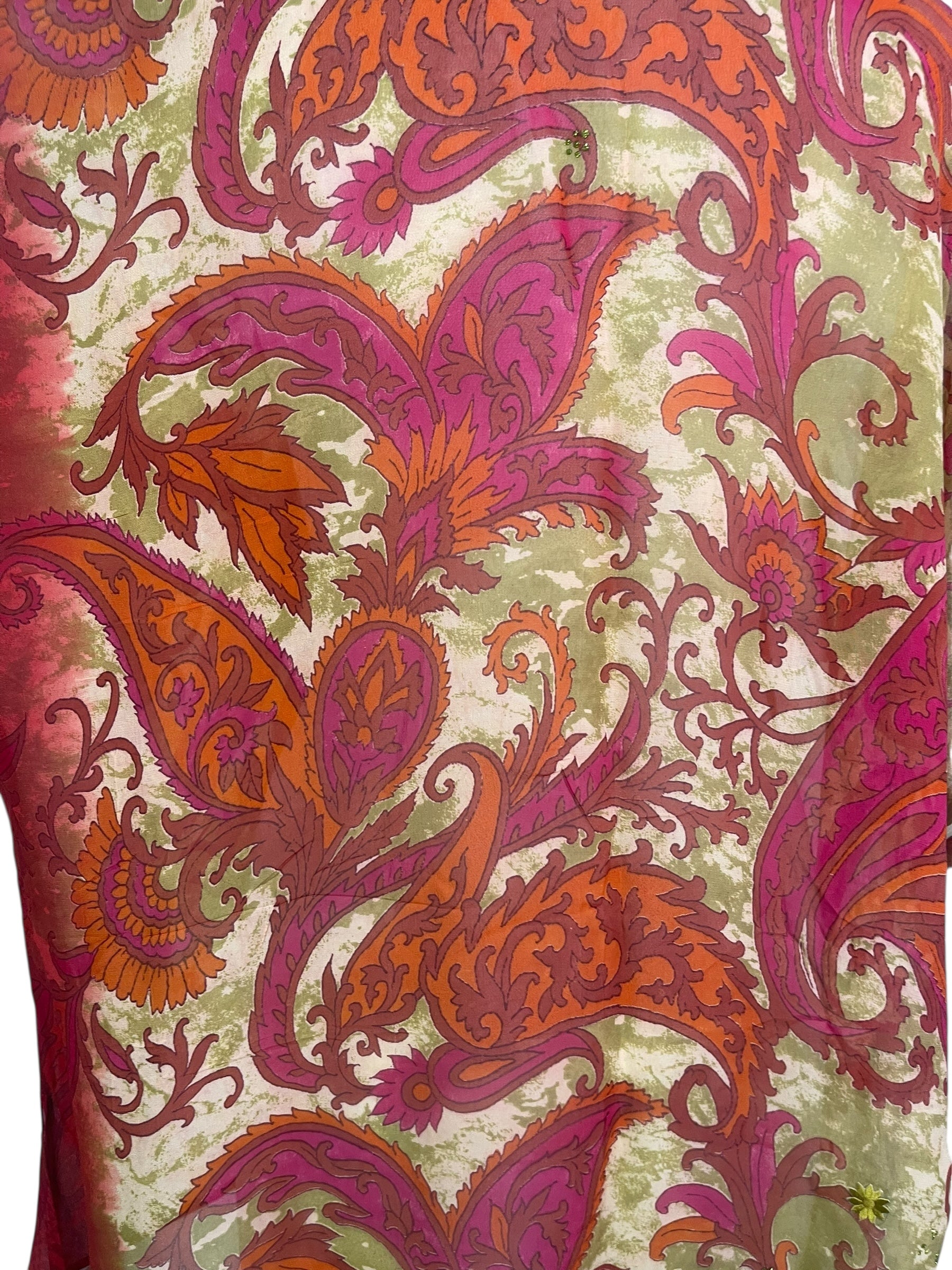 PRG8851 Sheer Avatar Pure Silk Long Tunic with Side Ties by 15 FEBRUARY 2026 – Handmade ethical Side Tie Tunic from sariKNOTsari using upcycled silk. Designed in Canada for travel and slow fashion, loved from Toronto to LA to Sydney.