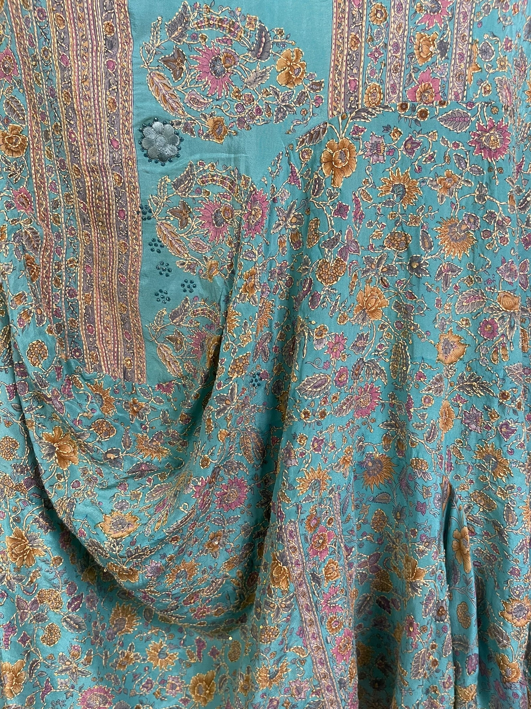 PRC8905 Avatar Pure Silk Sculptural Long Tunic Dress by 15 FEBRUARY 2026 – Handmade ethical Sculptural Dress from sariKNOTsari using upcycled silk. Designed in Canada for travel and slow fashion, loved from Toronto to LA to Sydney.