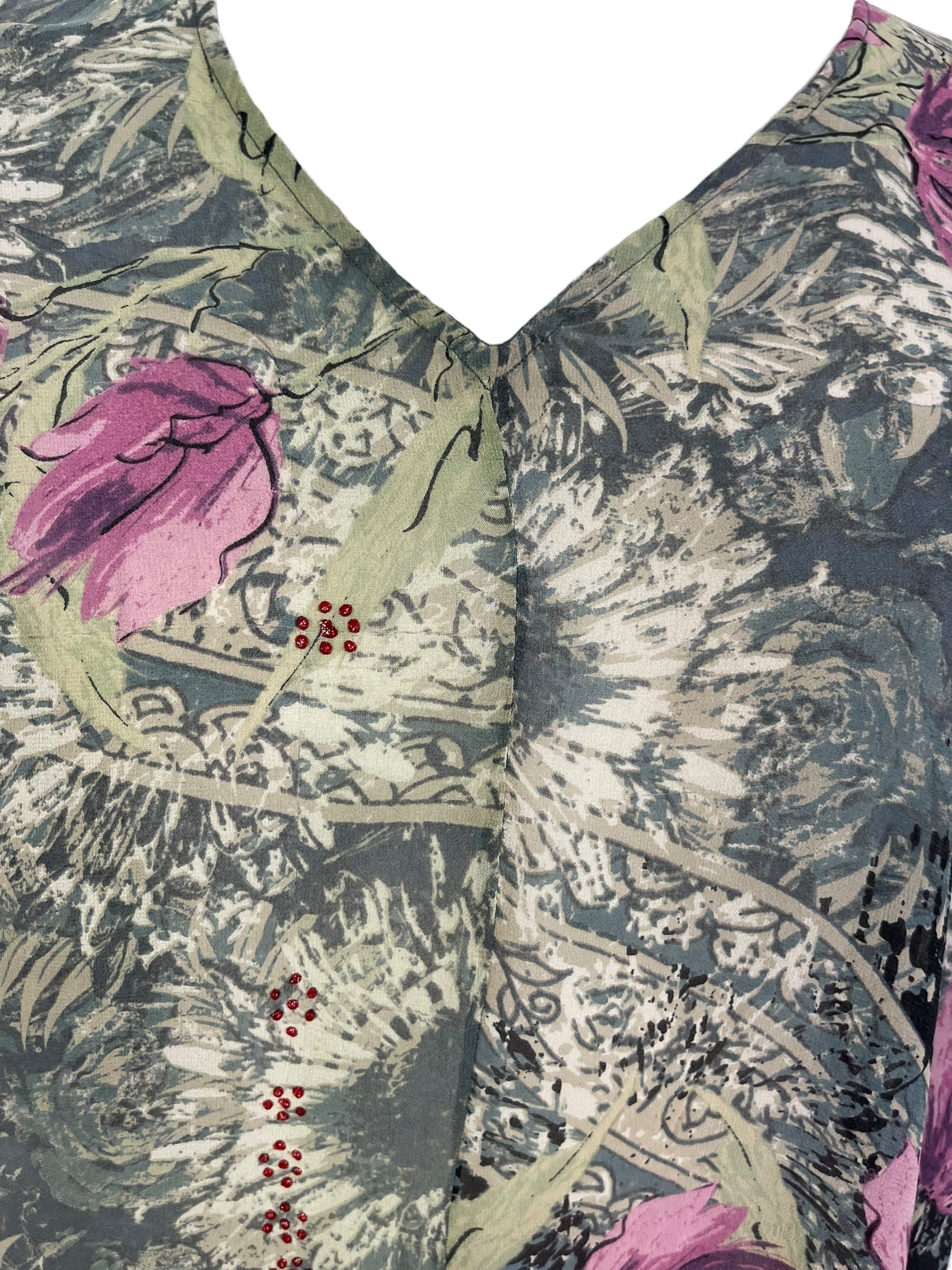 PRG7117 Sheer Wabi Sabi Pure Silk Waterfall Top