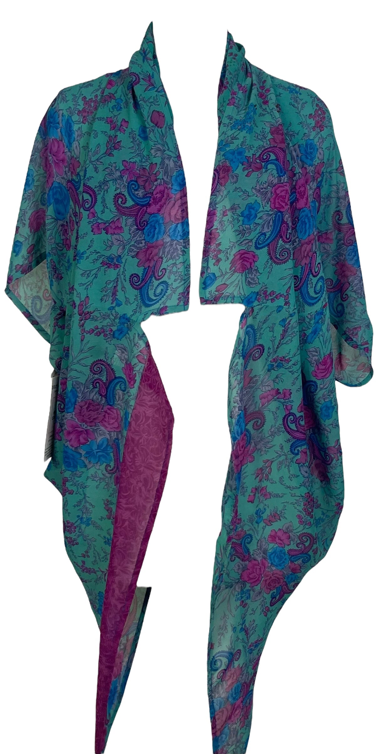 PRG7115 Sheer Avatar Pure Silk Cardigan