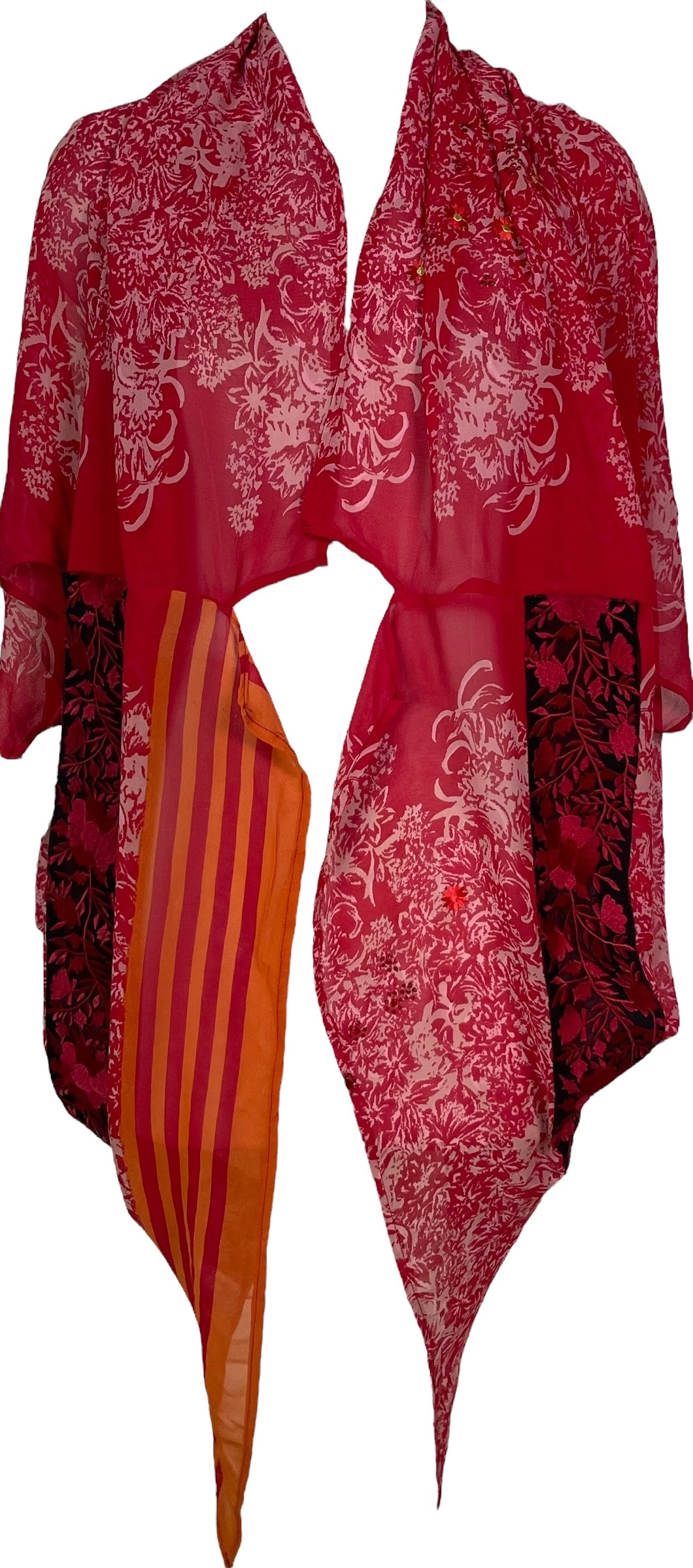 PRG7039 Sheer Avatar Pure Silk Cardigan