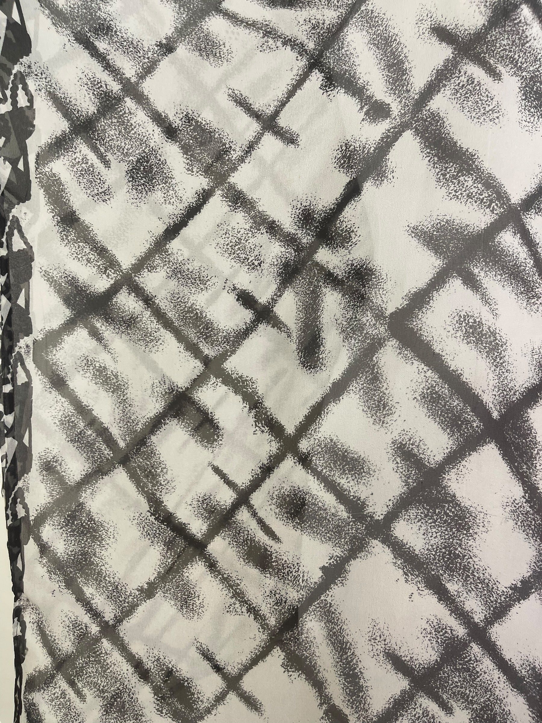 PRG7826 Sheer Avatar Pure Silk Short Kaftan Tunic with Slits