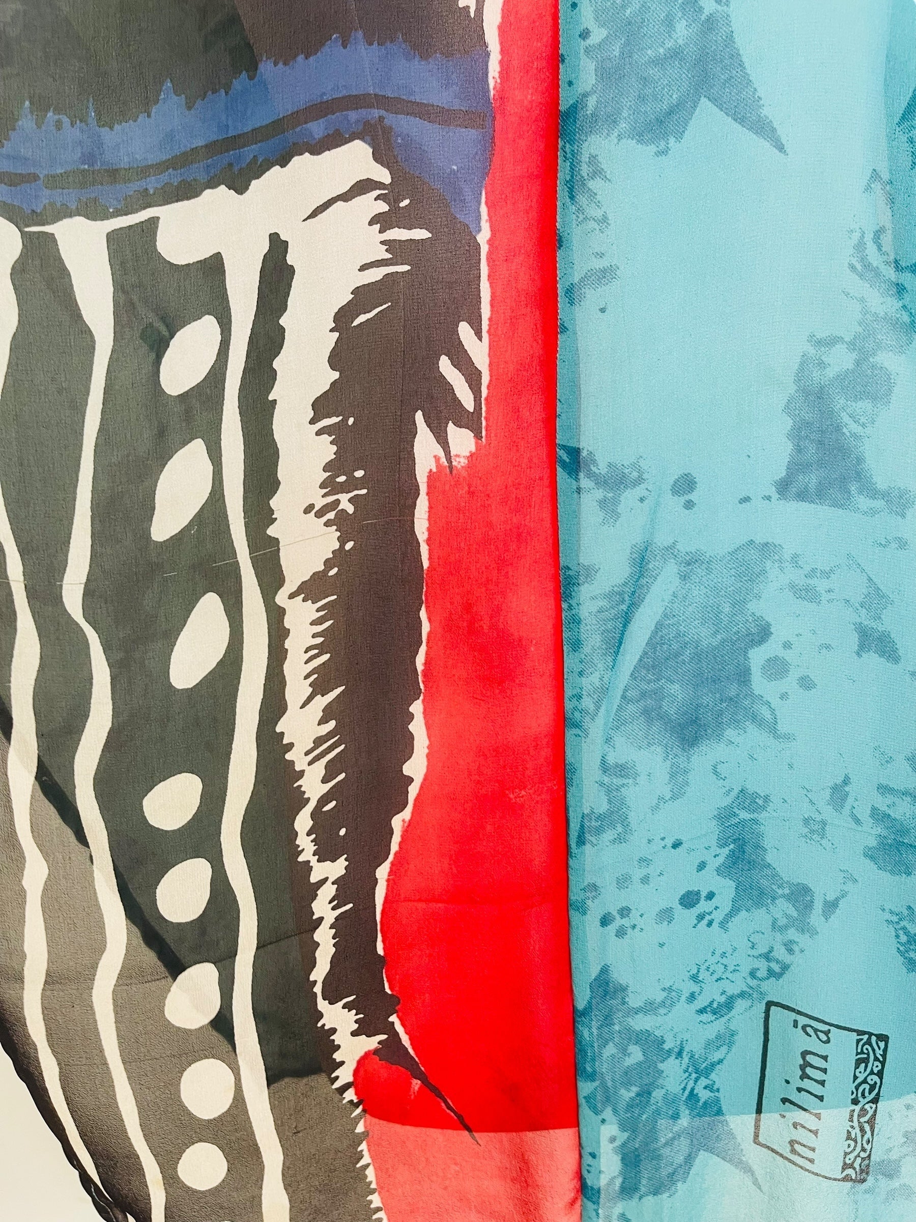 PRG7569 Sheer Wabi Sabi Pure Silk Waterfall Top