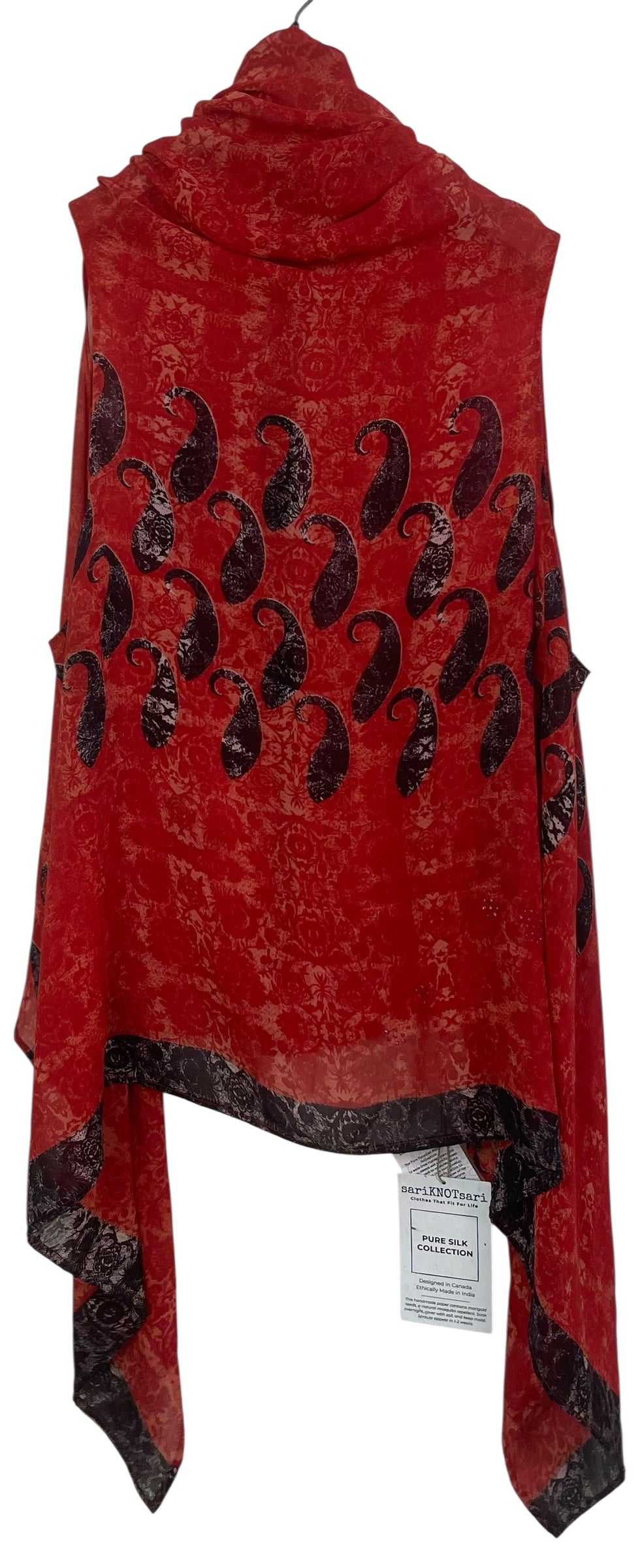 DEEANNS PRG7874 Sheer Avatar Pure Silk Versatile Vest