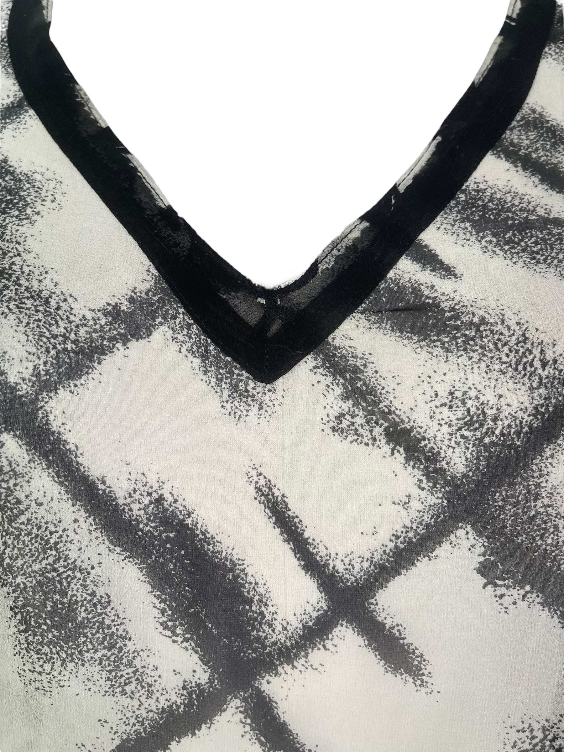 PRG7826 Sheer Avatar Pure Silk Short Kaftan Tunic with Slits