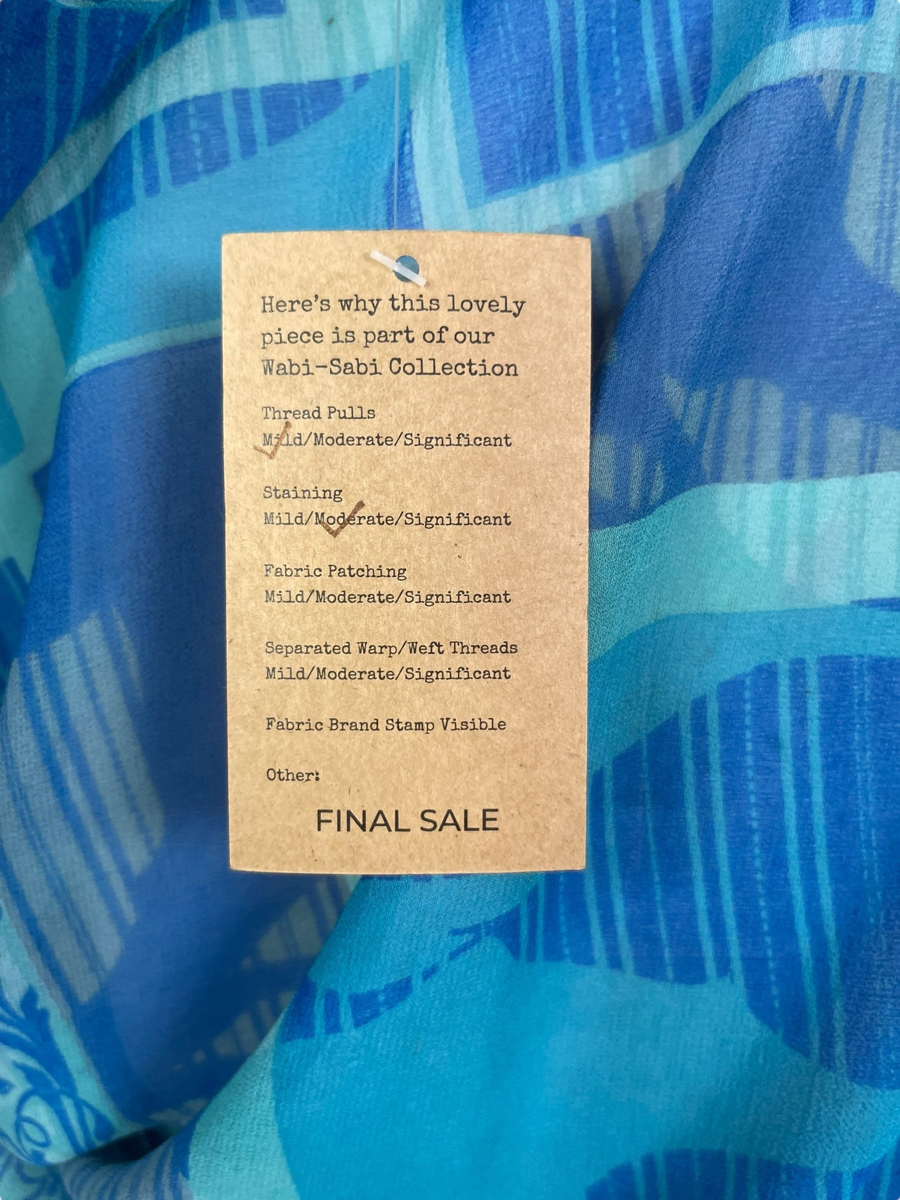 PRG8044 Wabi Sabi Pure Silk Kimono-Sleeved Top