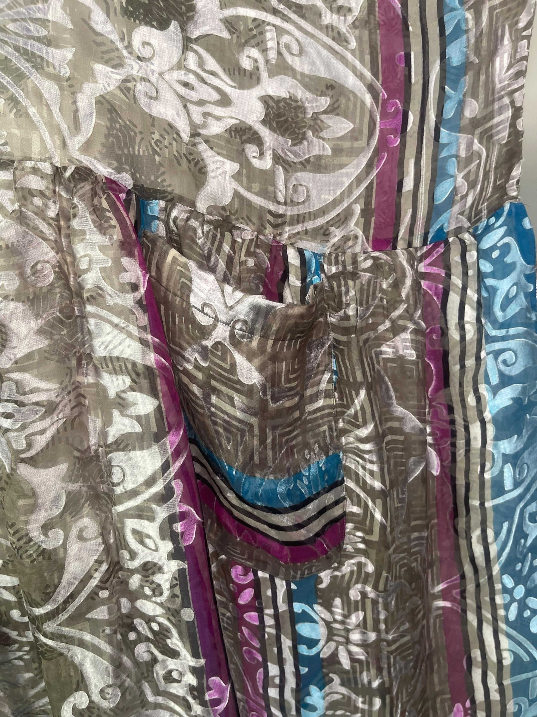 PRG8171 Sheer Avatar Pure Silk Boxy Babydoll Dress