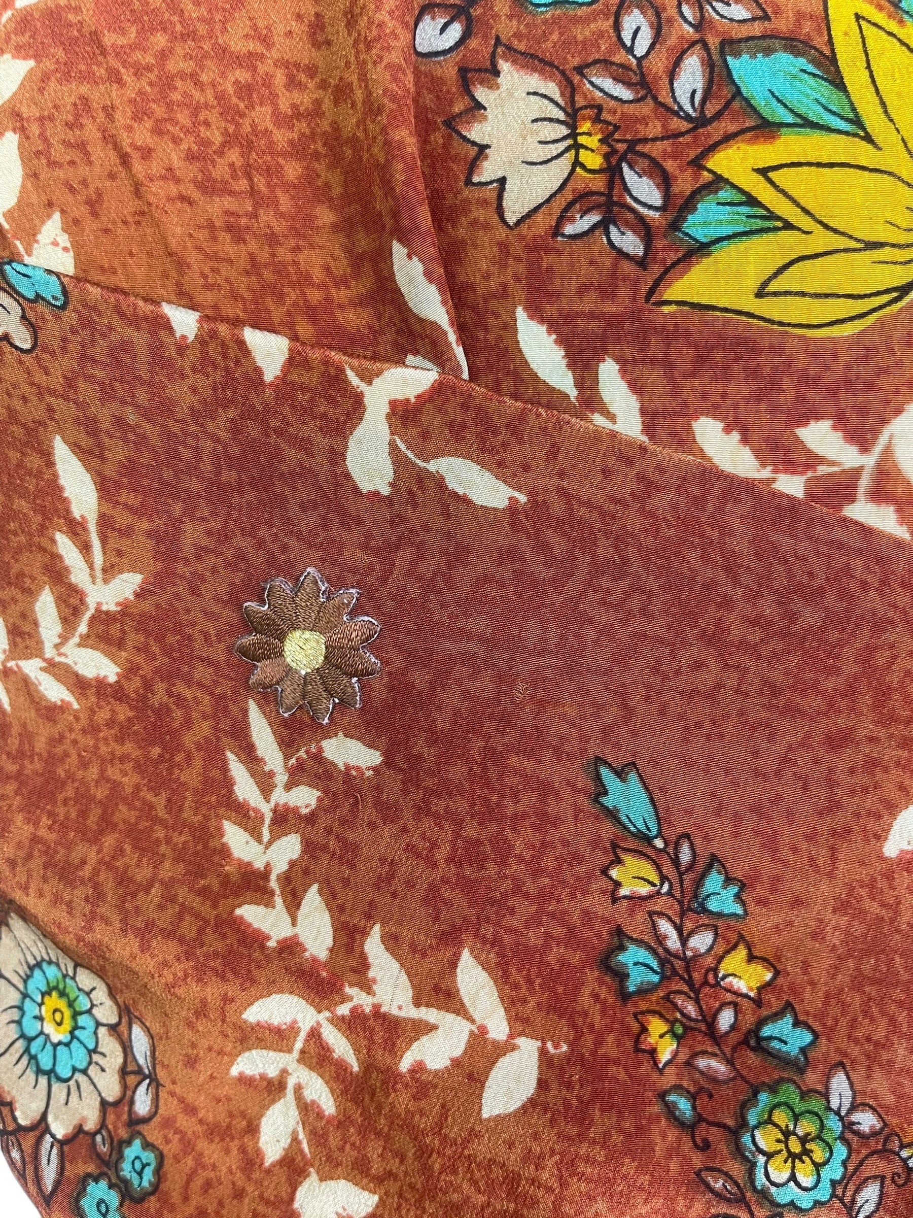 PRC8460 Wabi Sabi Pure Silk Short Kaftan Tunic With Slits