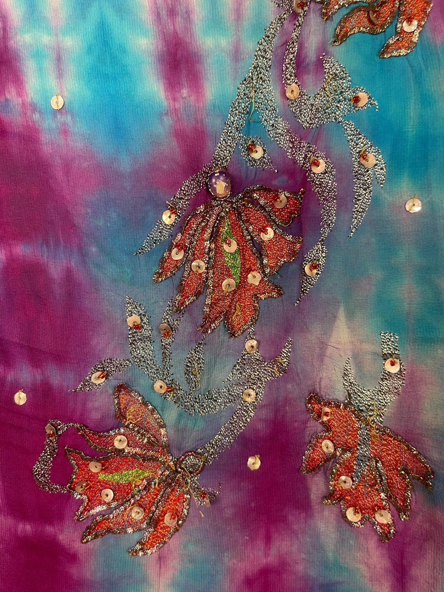 PREVIEW PRC8640 Avatar Pure Silk Bolero by MARCH2026 – Handmade ethical Bolero from sariKNOTsari using upcycled silk. Designed in Canada for travel and slow fashion, loved from Toronto to LA to Sydney.