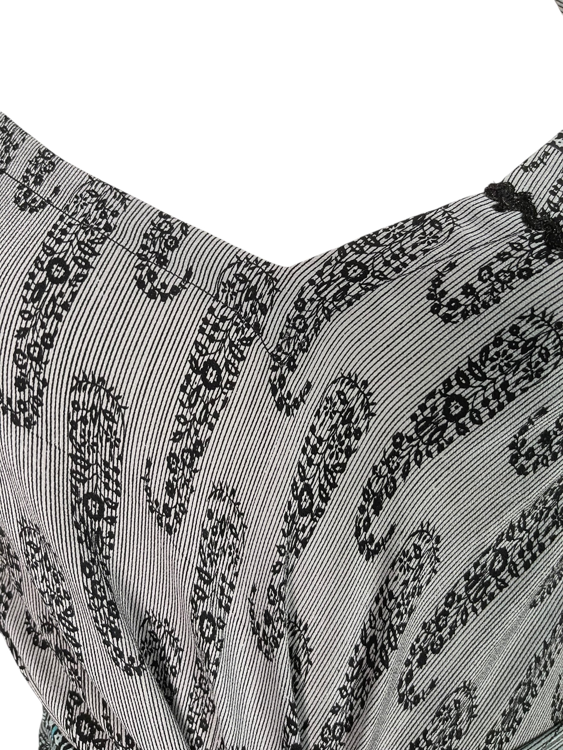 PREVIEW PRC8645 Avatar Pure Silk Maxi Dress with Belt by MARCH2026 – Handmade ethical Maxi Dress from sariKNOTsari using upcycled silk. Designed in Canada for travel and slow fashion, loved from Toronto to LA to Sydney.