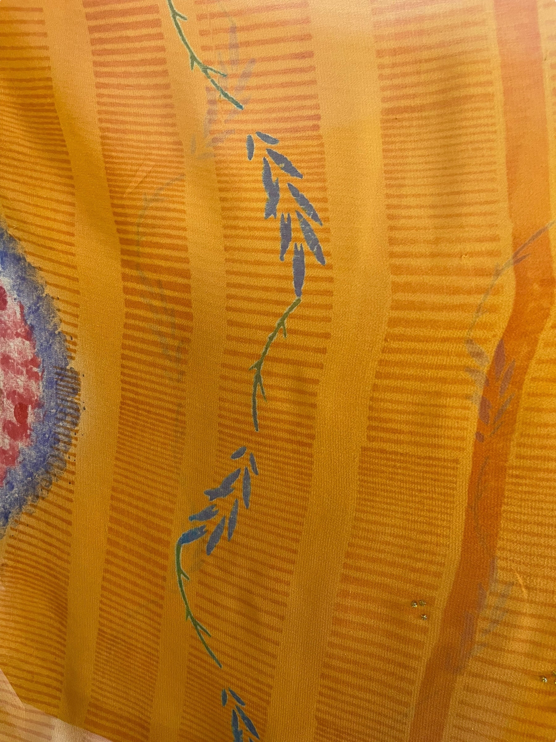 PRG7045 Sheer Avatar Pure Silk Capelet Poncho