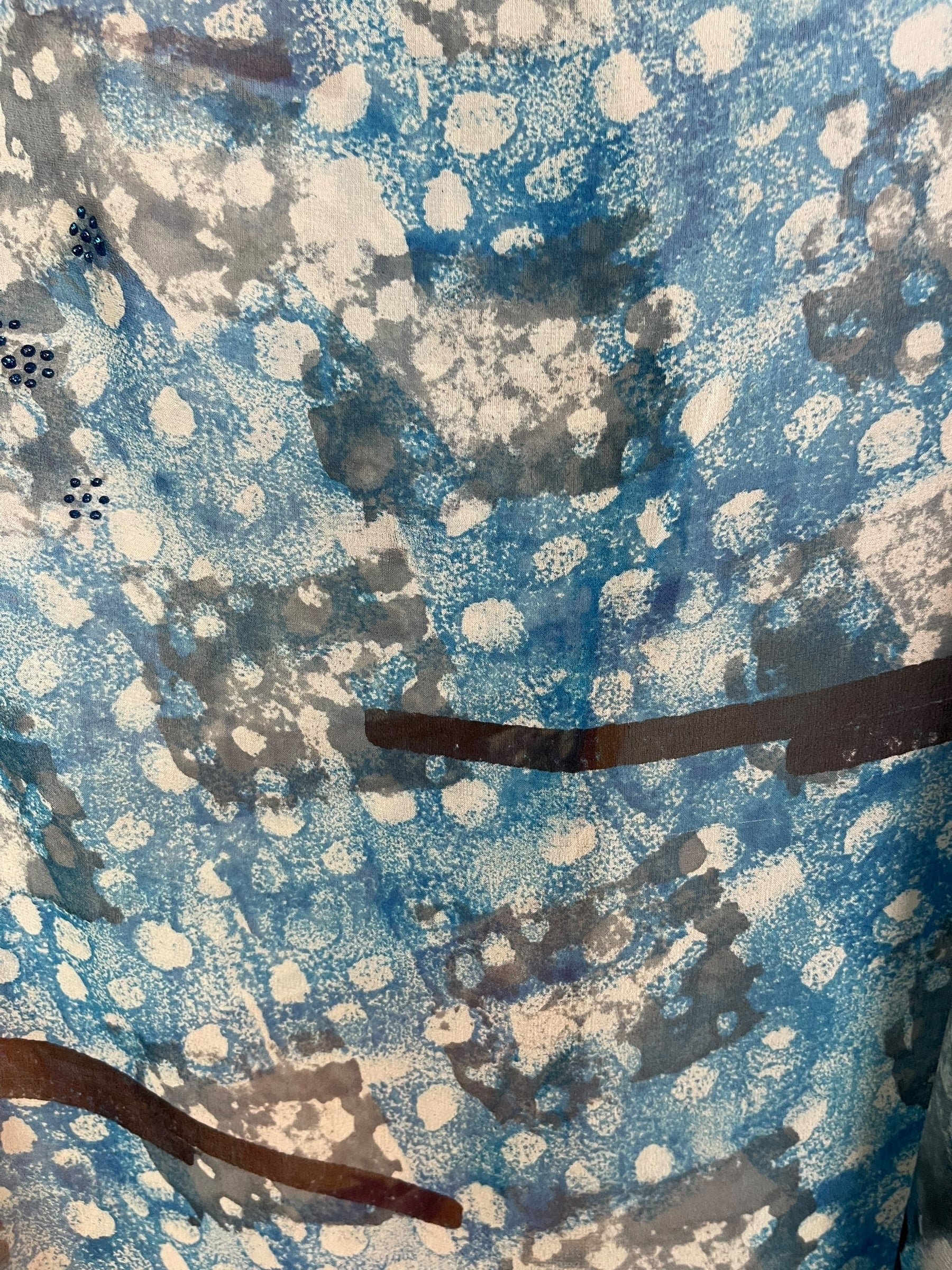 PRG7050 Sheer Wabi Sabi Pure Silk Cardigan