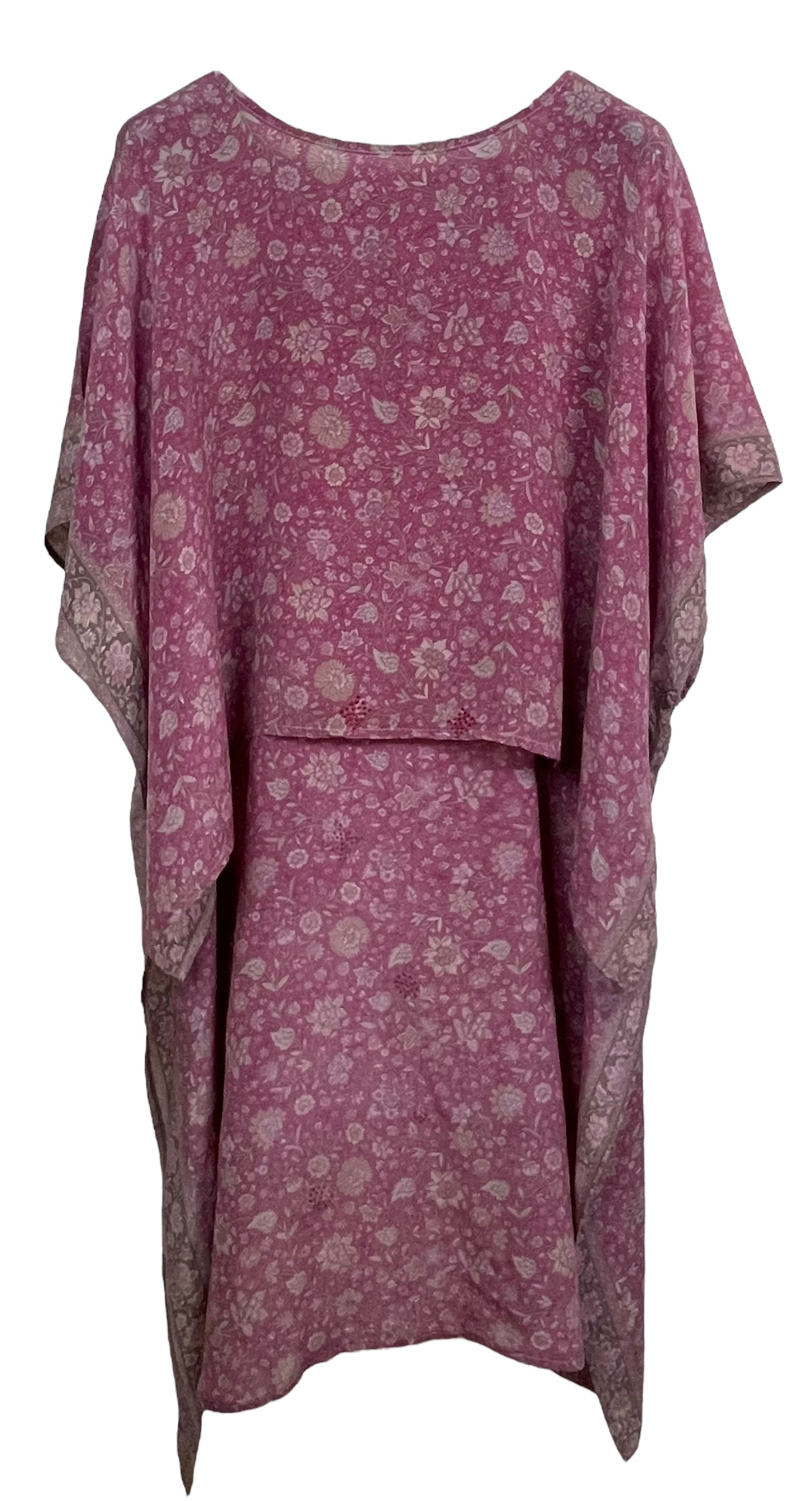 PRC7696 Wabi Sabi Pure Silk Hi Lo Top