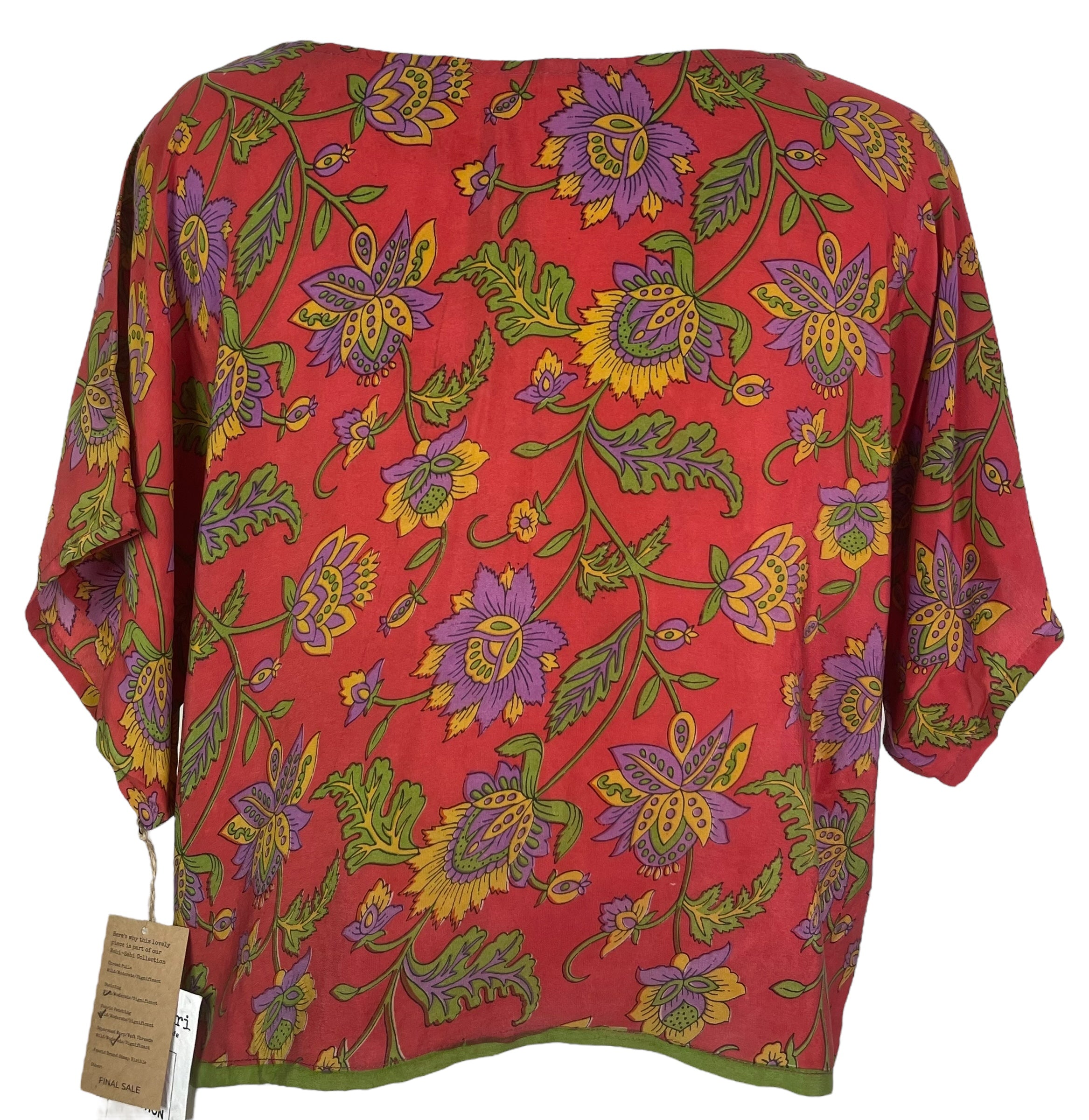Releases Sunday at 8pm EST PRC7810 Wabi Sabi Pure Silk Boxy Top