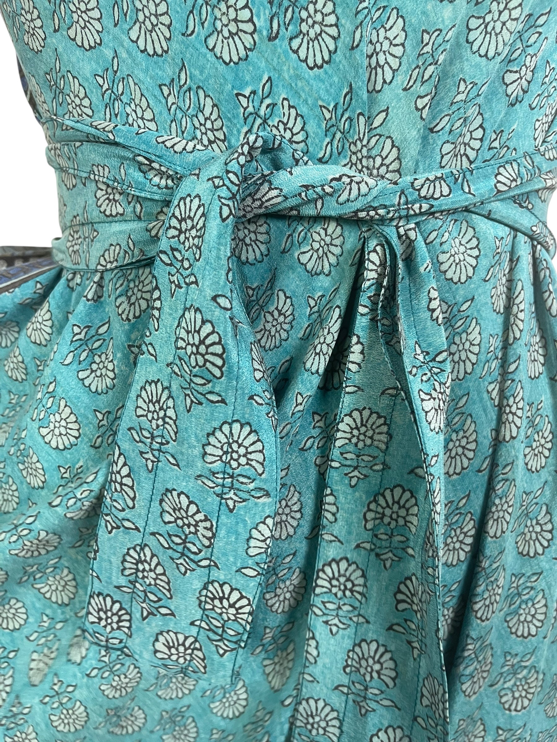 PRC8835 Wabi Sabi Pure Silk Maxi Dress with Belt by 15 FEBRUARY 2026 – Handmade ethical Maxi Dress from sariKNOTsari using upcycled silk. Designed in Canada for travel and slow fashion, loved from Toronto to LA to Sydney.