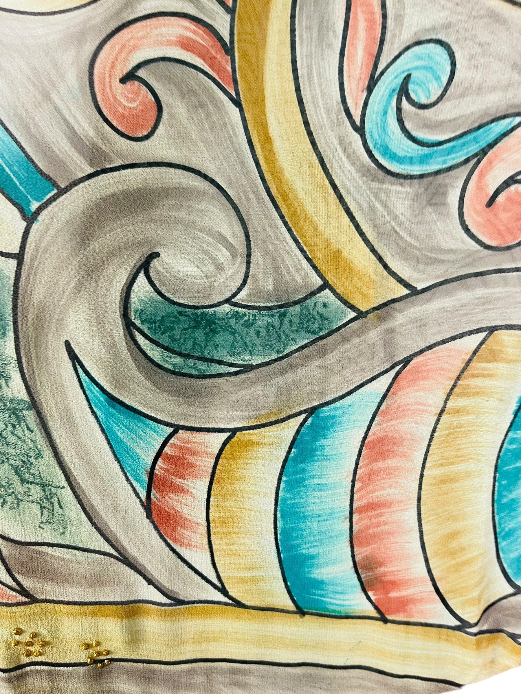 PRG7428 Sheer Avatar Pure Silk Boxy Babydoll Dress