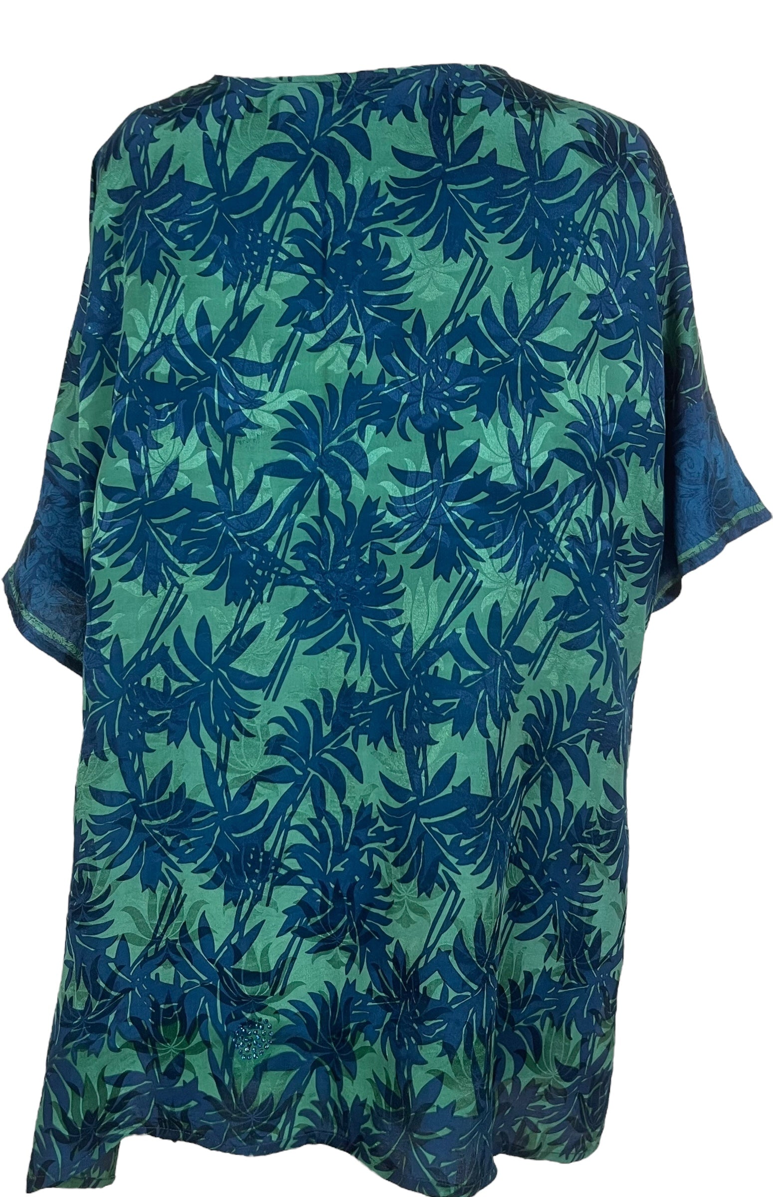 PRC7845 Avatar Pure Silk Kimono-Sleeved Jacket with Belt