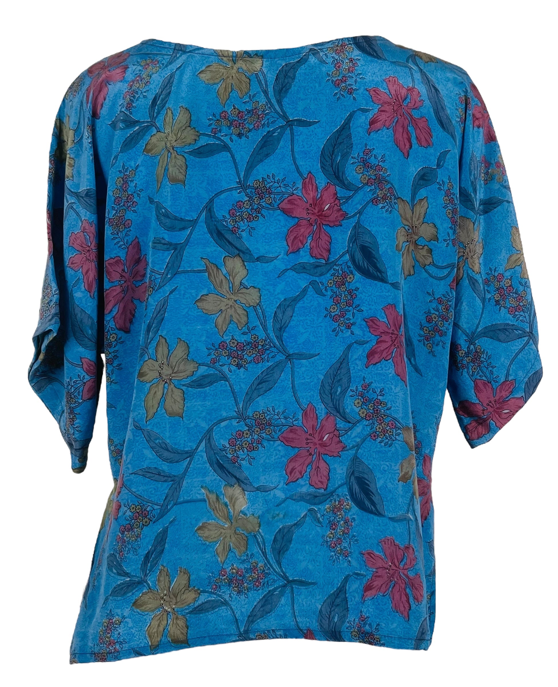 PRC6870 Wabi Sabi Pure Silk Side Slit Top