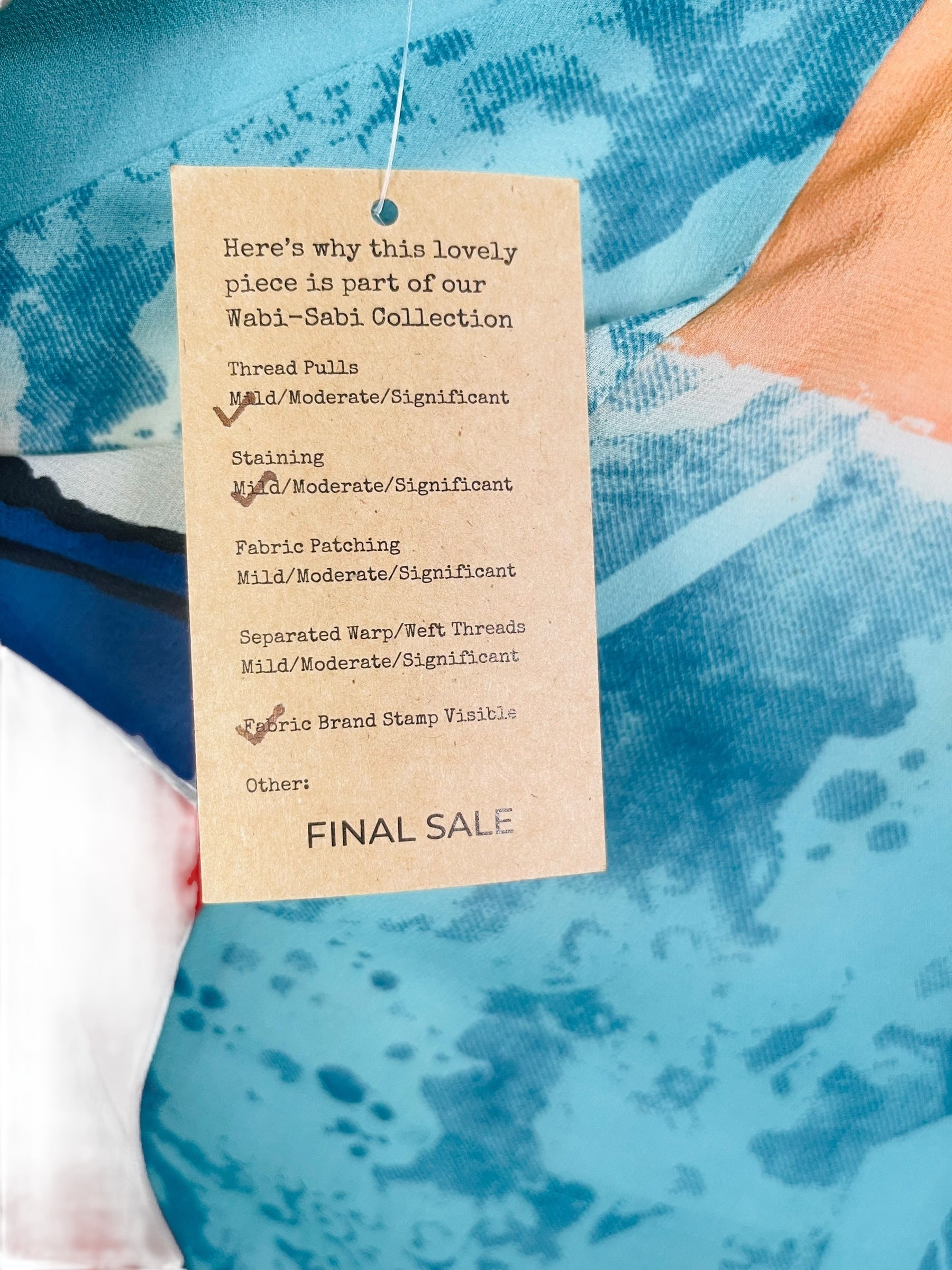 PRG7569 Sheer Wabi Sabi Pure Silk Waterfall Top