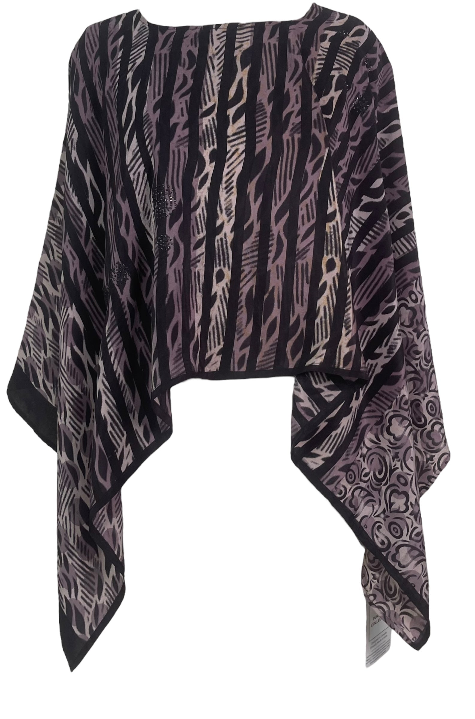 PRC8000 Avatar Pure Silk Capelet Poncho