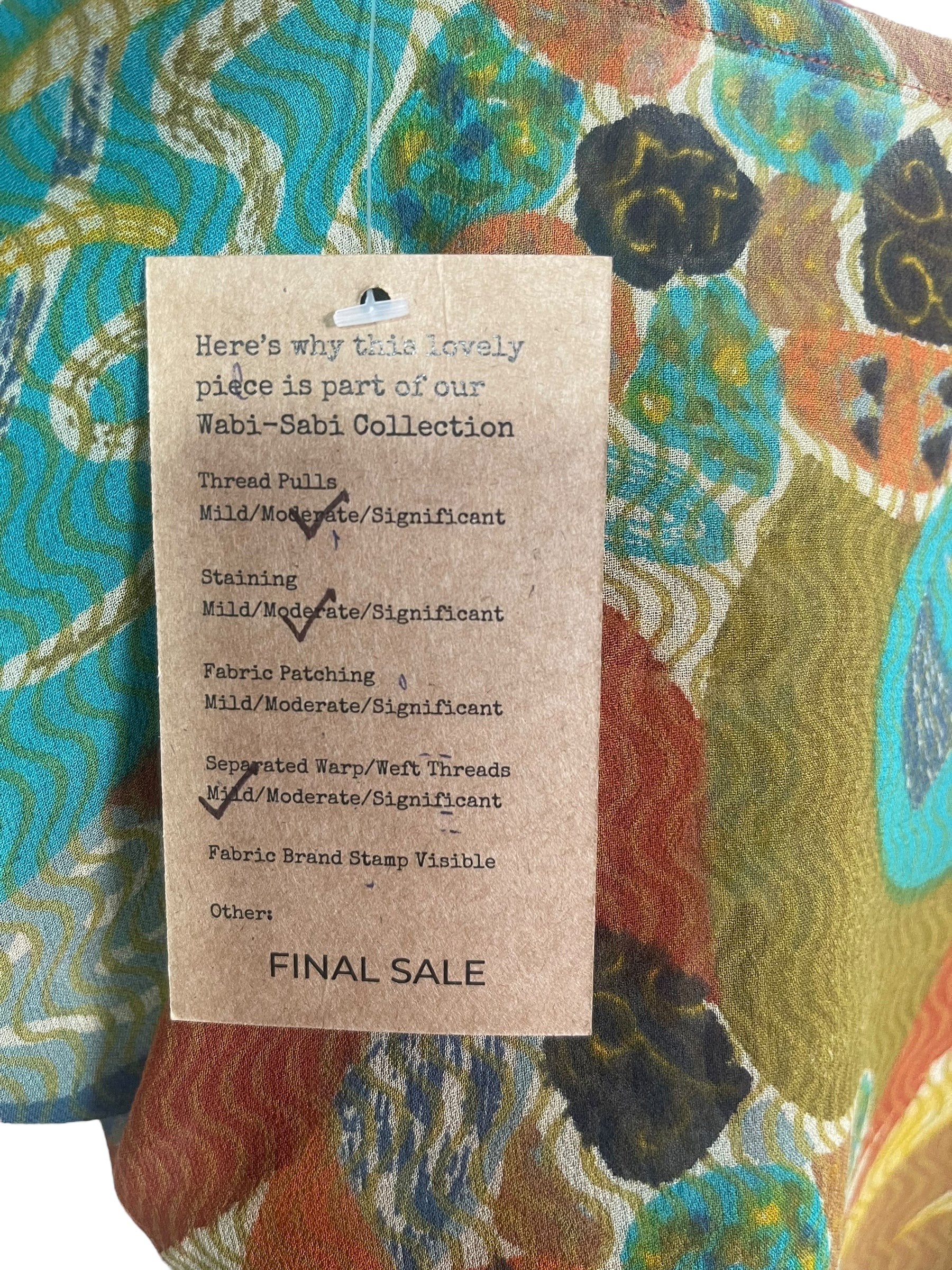 PRG8232 Sheer Wabi Sabi Pure Silk Hi Lo Top